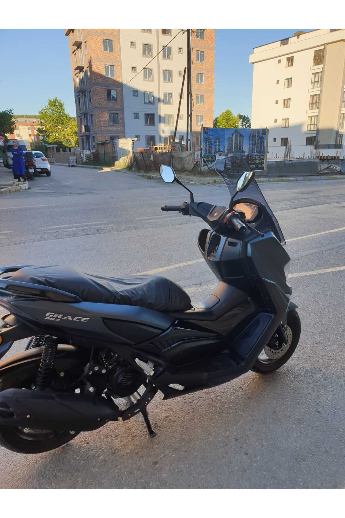 RKS Grace 202 Siperlik Ön Cam 2022-2025 Model 75cm Füme Renkli 4mm UZUN CAM