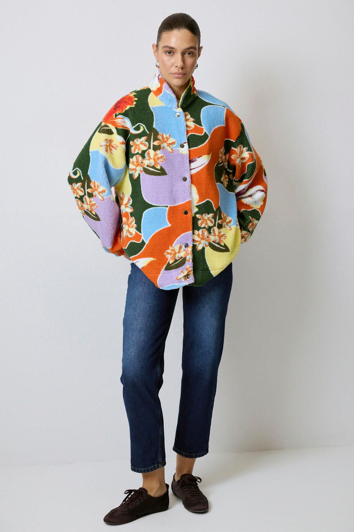 Touché Privé-Plush Jacket with Patterns 2