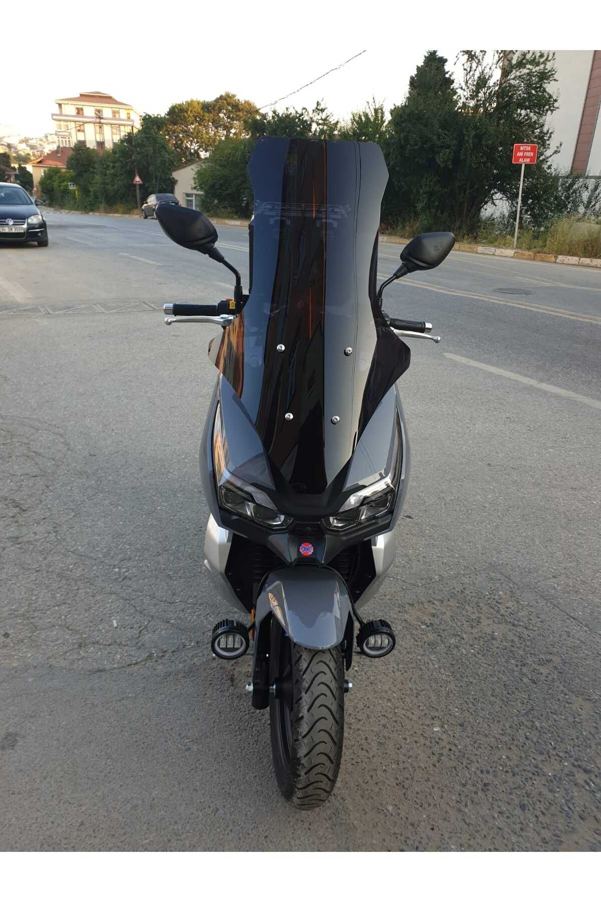 RKS Freccia 150 Siperlik Ön Cam 2022-2025 Model 78cm Siyah Renkli 4mm UZUN CAMModel