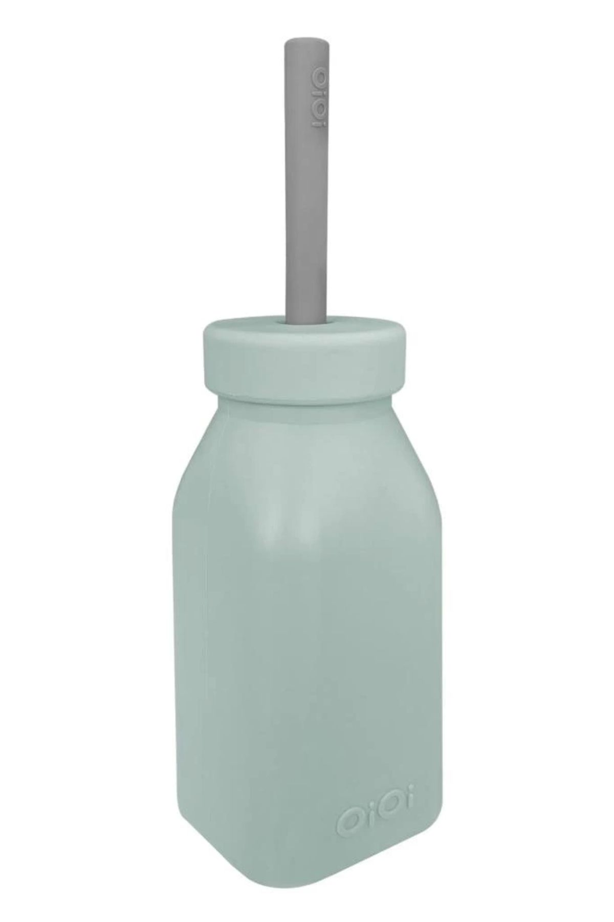 NessiWorld Oioi Şişe + Pipet 200ml River Green / Powder Grey