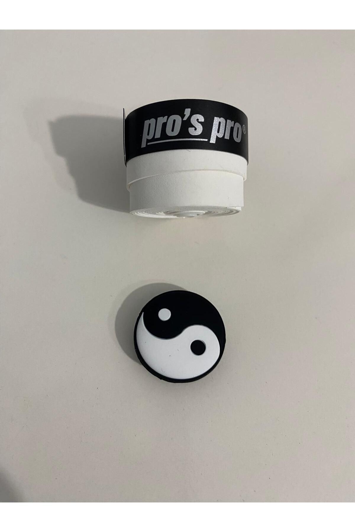 Pro's Pro Zorb Premium Overgrip Beyaz 0,70mm 1 adet /Titreşim önleyici 1 adet