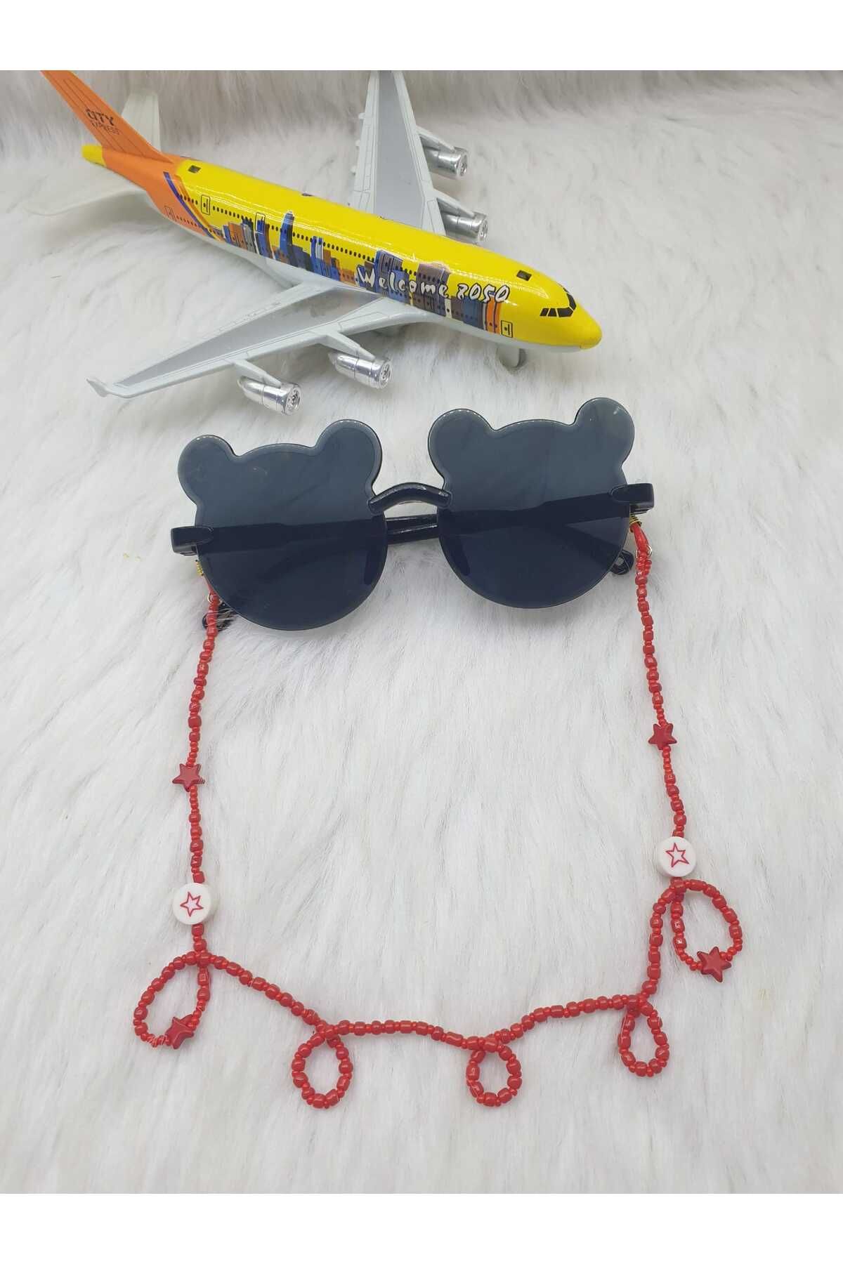 HAPPY HANDMADE-Chain-Red Children's Eyewear Chain 2
