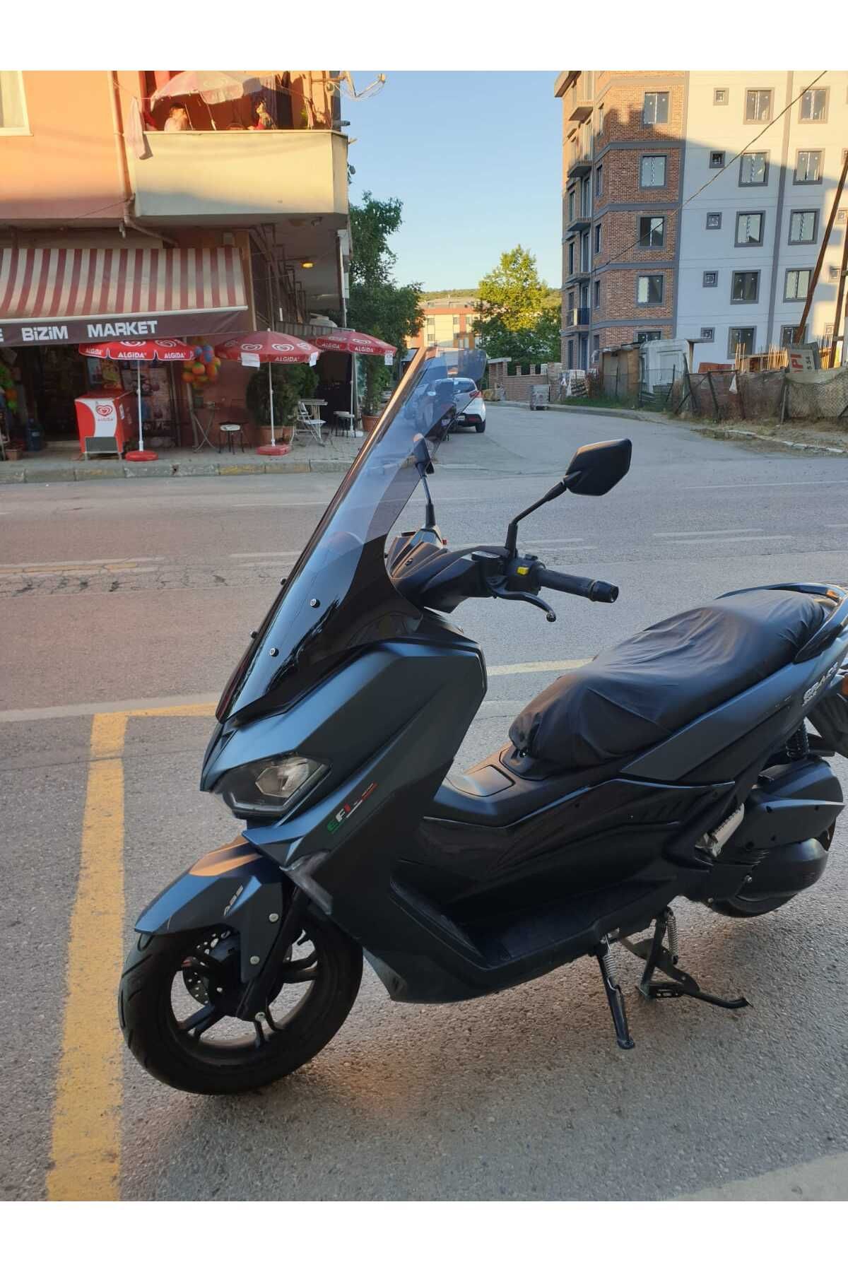 RKS Grace 202 Siperlik Ön Cam 2022-2025 Model 78cm Füme Renkli 4mm UZUN CAM