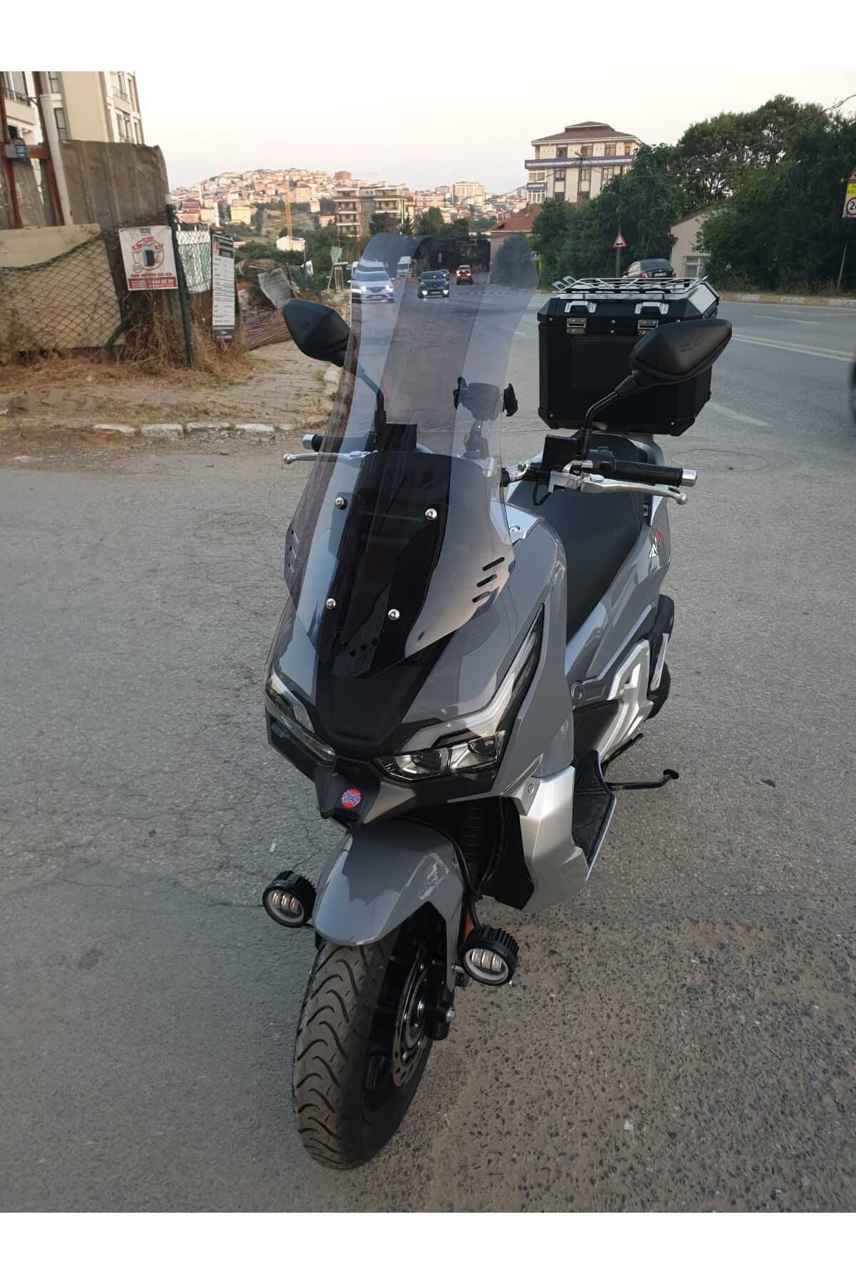 RKS Freccia 150 Siperlik Ön Cam 2022-2025 Model 65cm Füme Renkli 4mm ORTA BOYLU CAM