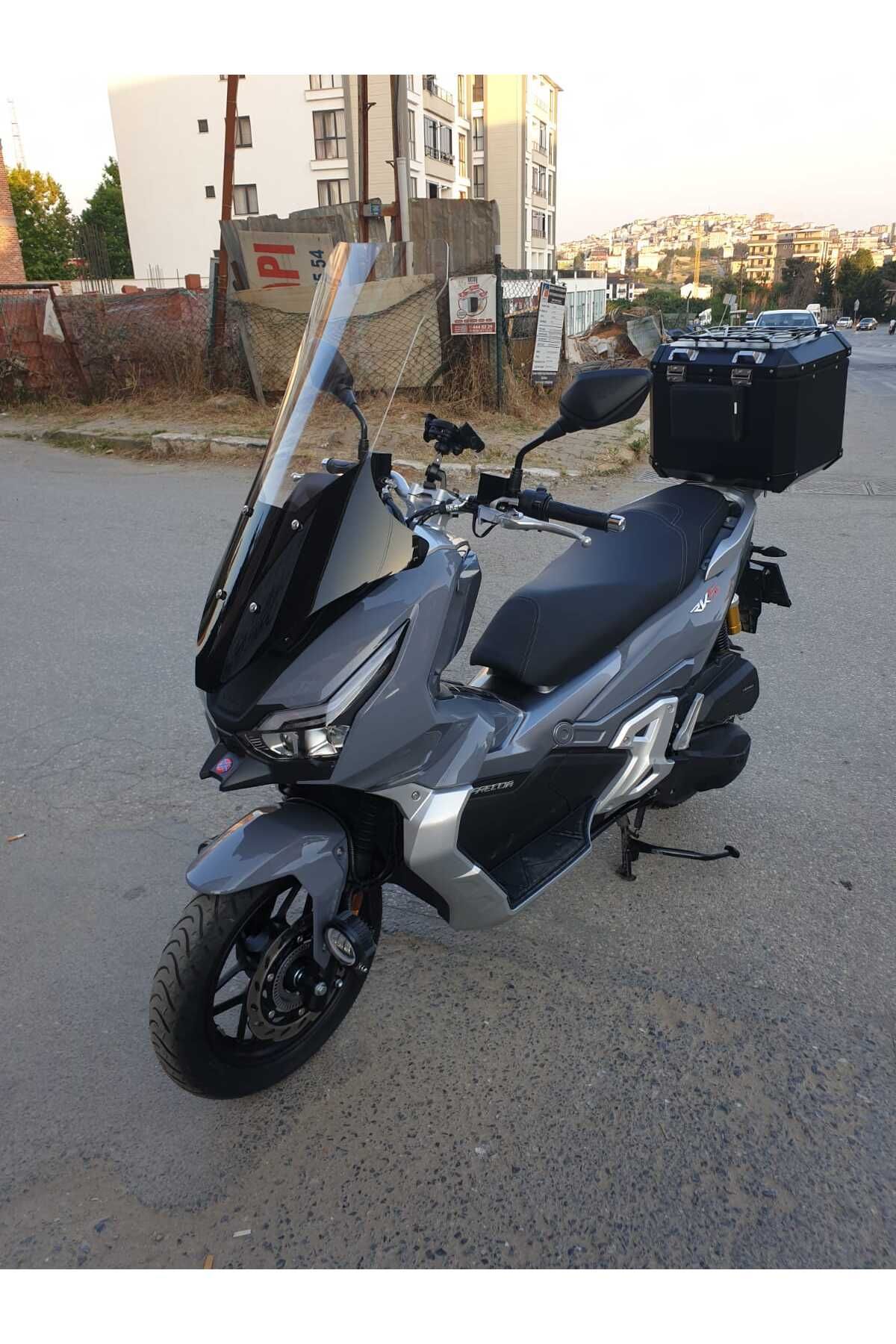 RKS Freccia 150 Siperlik Ön Cam 2022-2025 Model 78cm şeffaf Renkli 4mm UZUN CAM