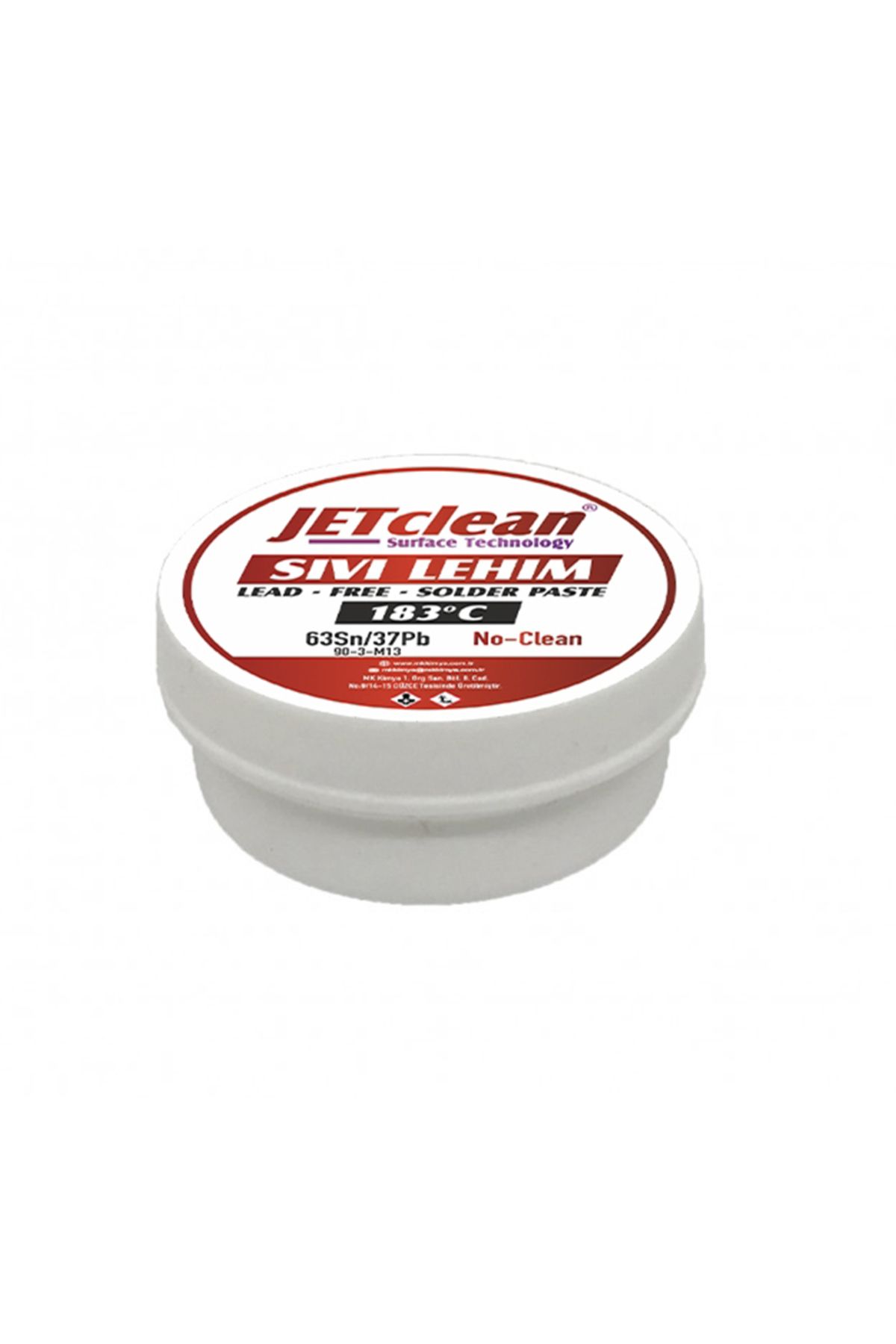 BORATİC Jetclean 50 gr 183c Krem Lehim (4767)