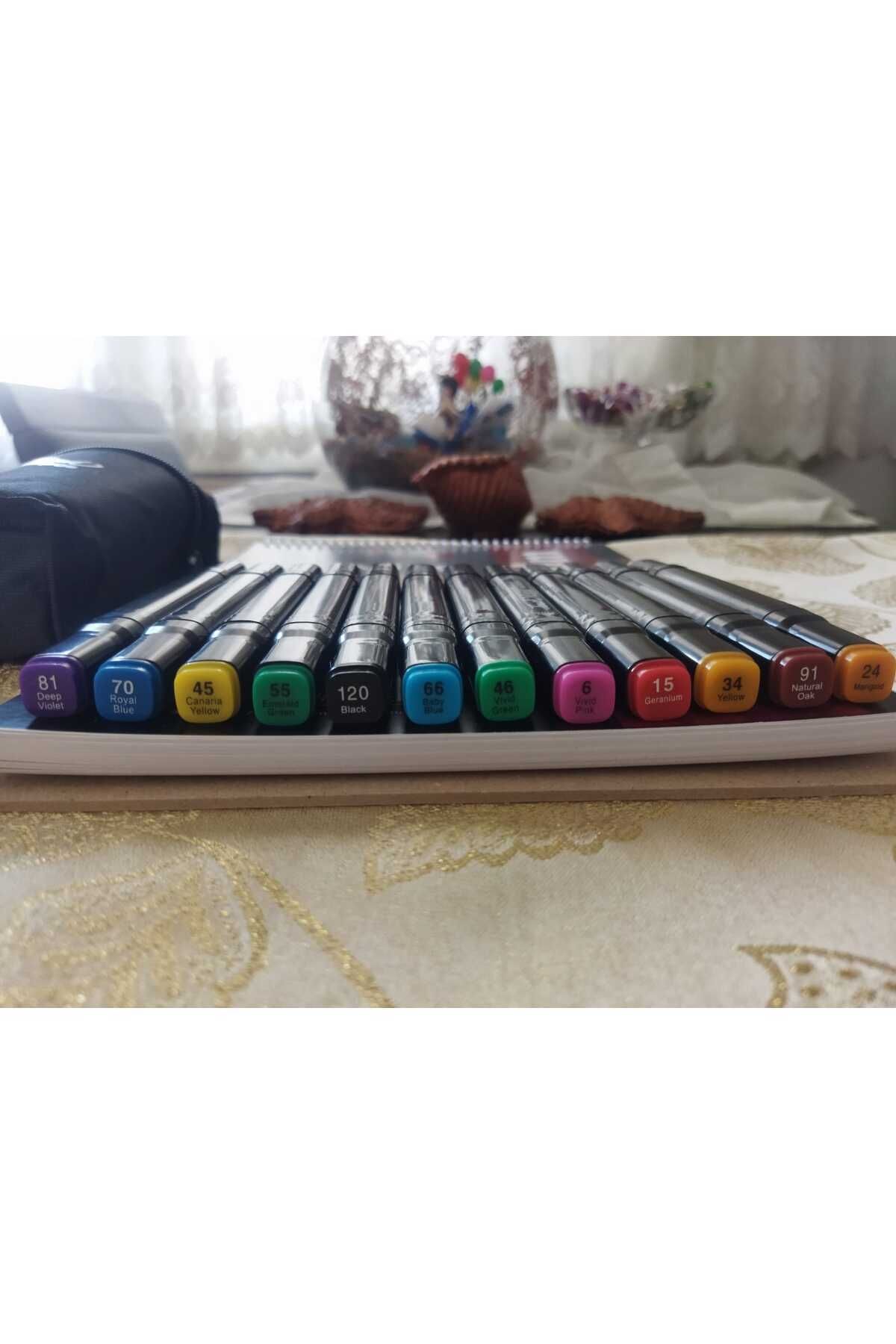 Koala-Marker Drawing Pad and Marker Pen (Double Tip) Set 5