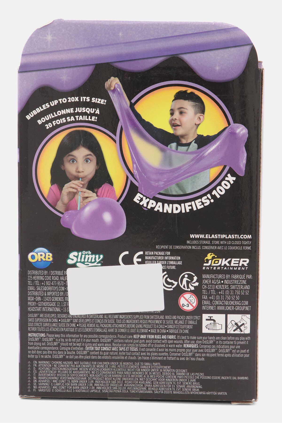 Orb Slimy-Elasti Plasti Peritwinkle, Violet 3