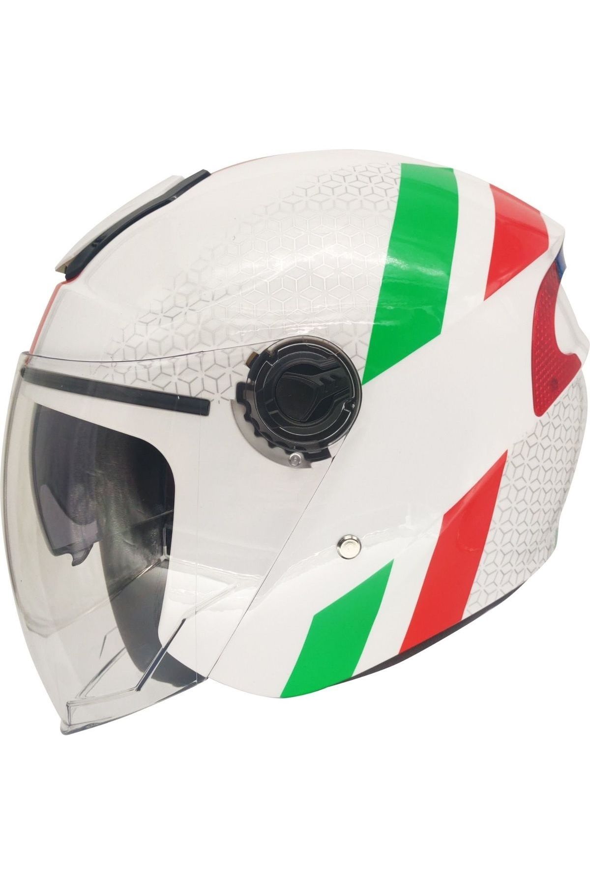 RSV 618 Güneş Vizörlü Açık Kask (İTALYAN DESEN) Xl