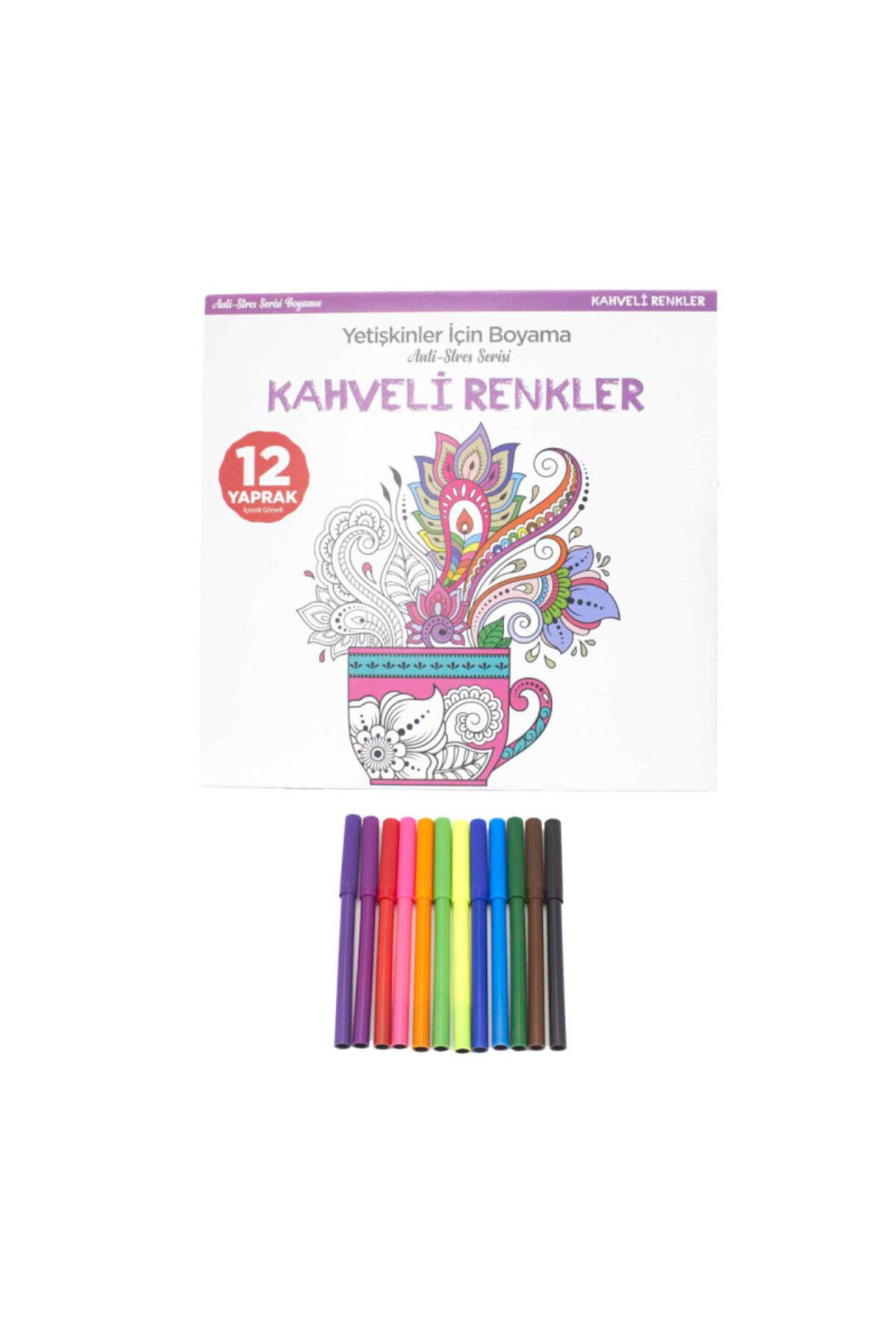 bidoluhobi Mandala Boyama Zarf Seti Model 3