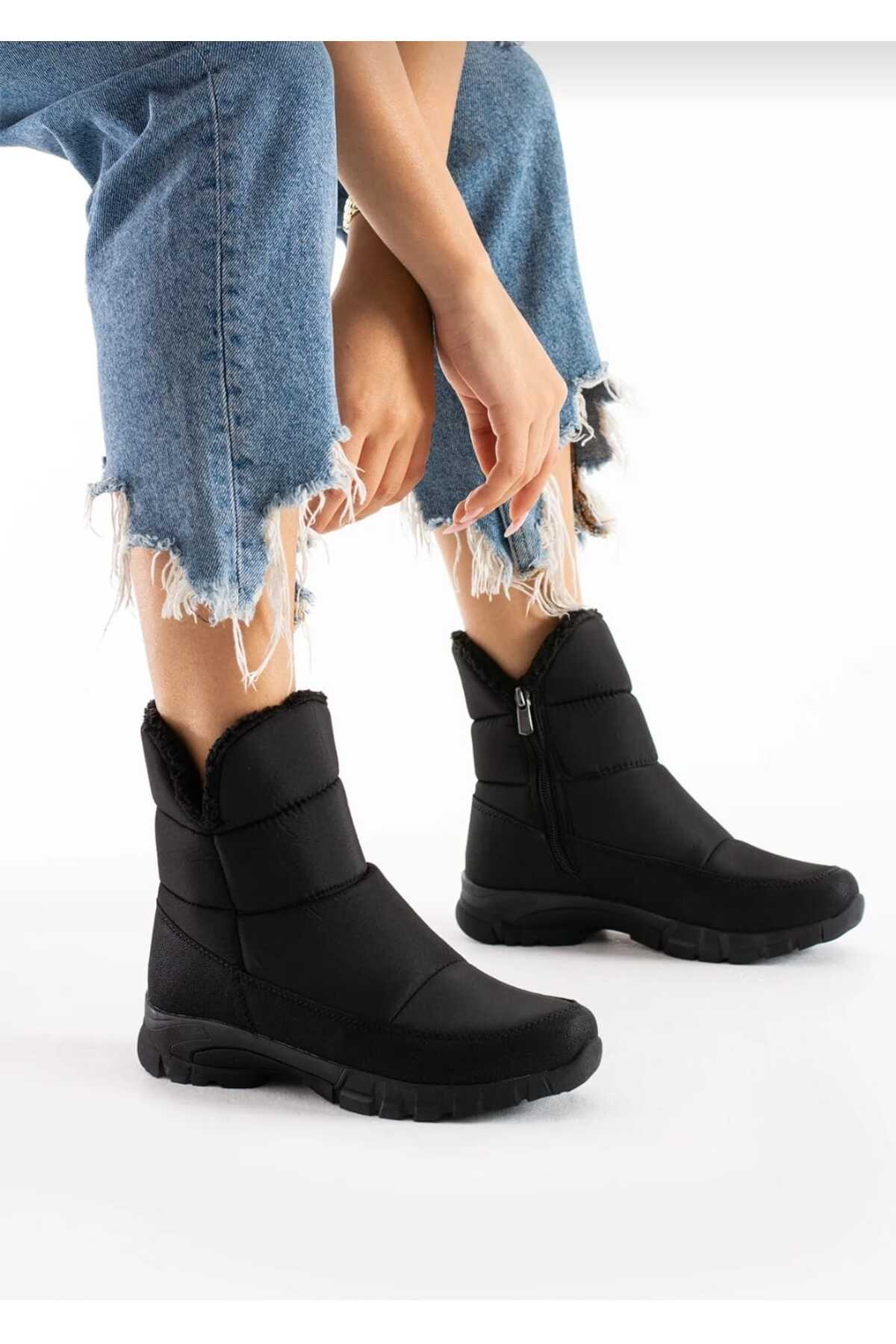 DİLADAYS  Kadın Siyah Kar Botu - Görsel 3