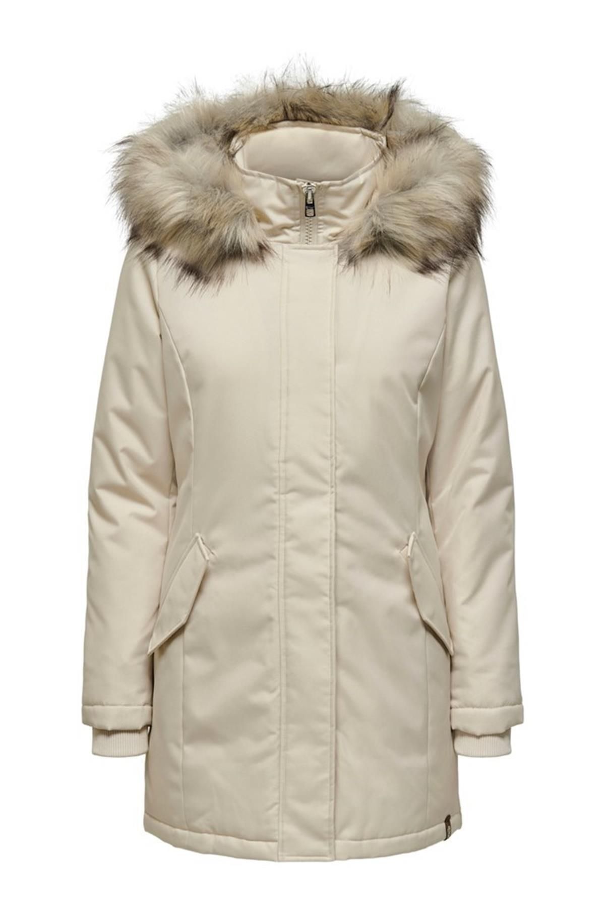 کاپشن نود زنانه Onlnewkaty Parka Cc Otw Beige ONLY