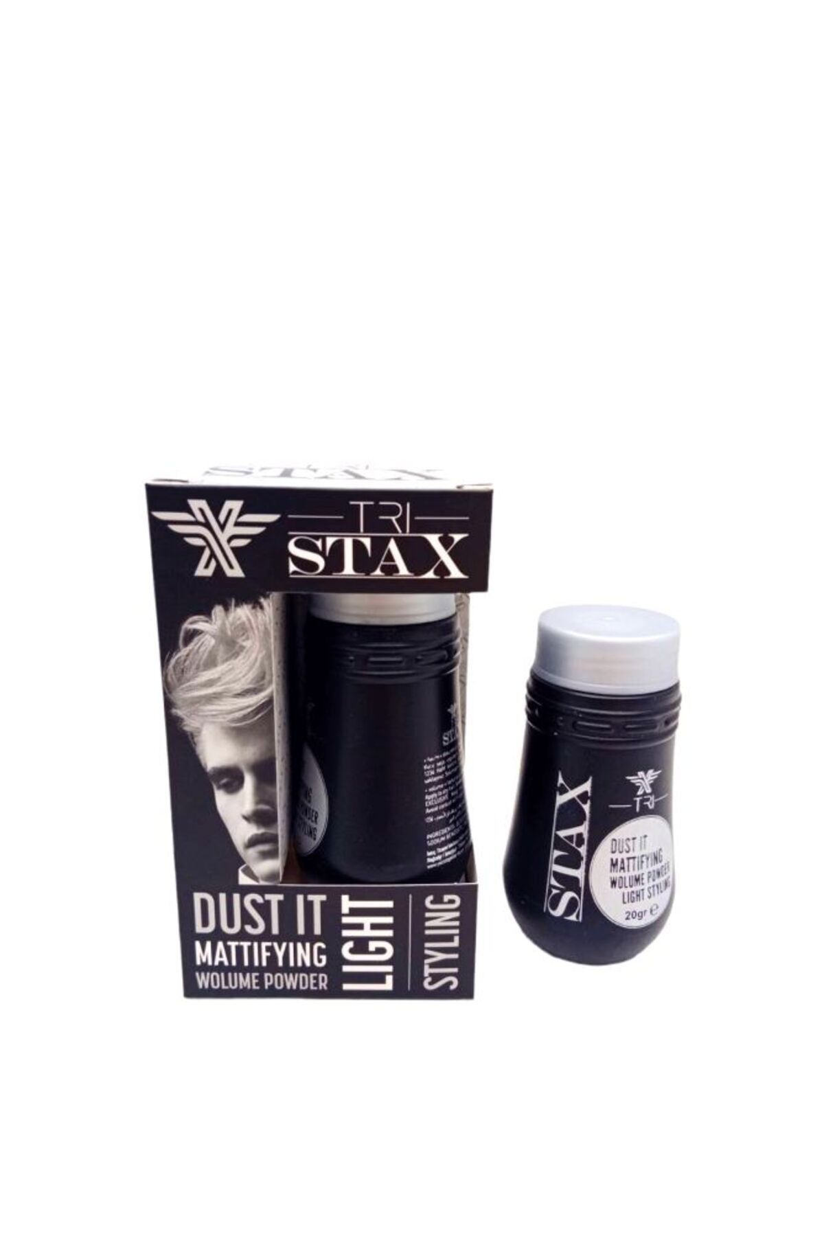 Go İthalat STAX WAX LIGHT PUDRA SİYAH KUTU SAÇ ŞEKİLLENDİRİCİ 20GR