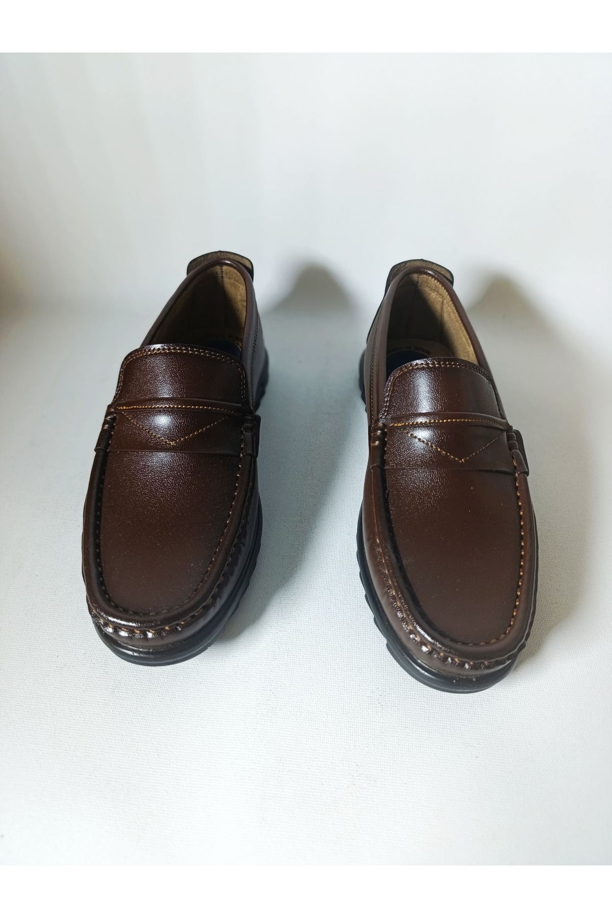 MODA AĞALAR Ön Detaylı  Kahverengi Erkek Loafer Ayakkabı