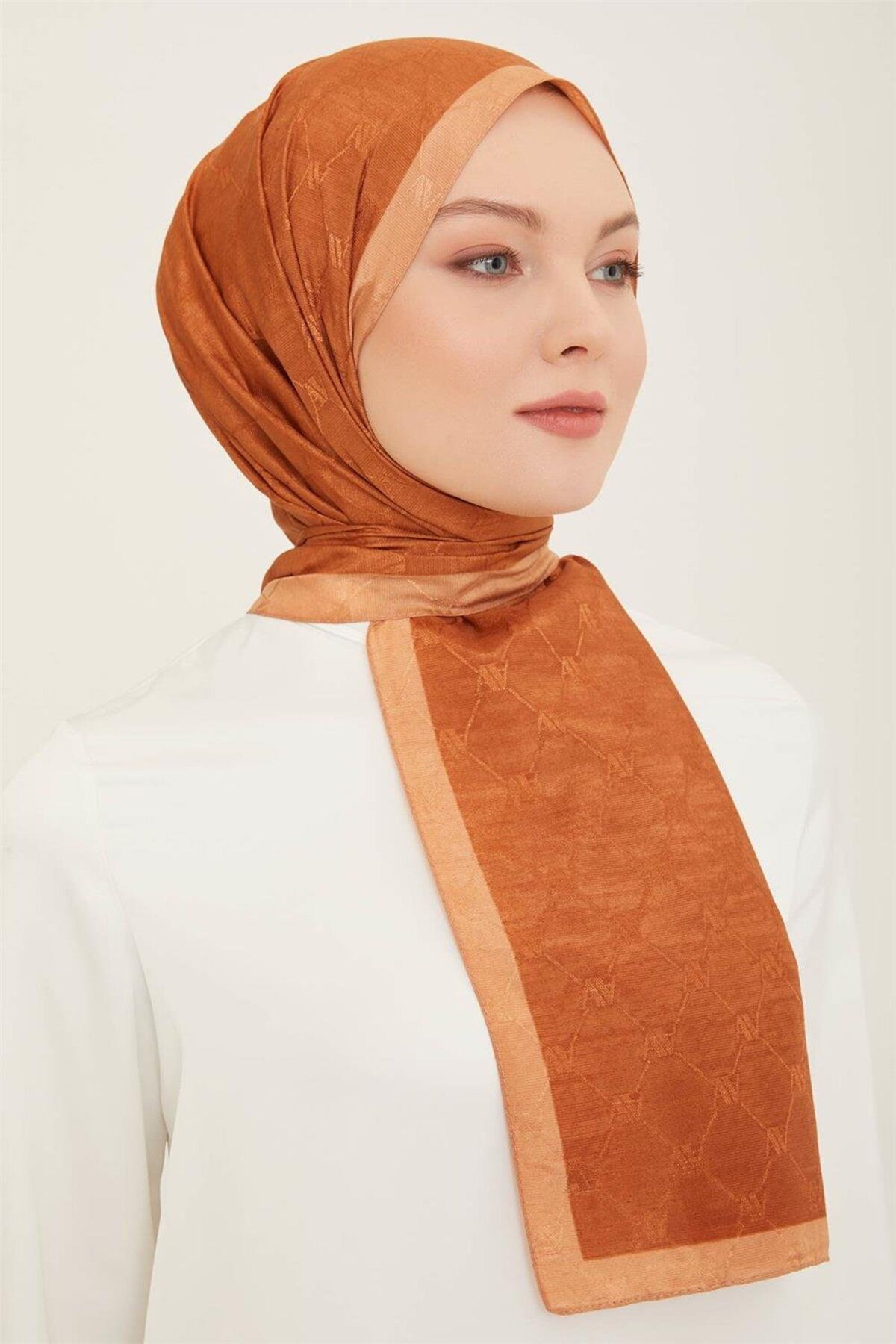 Armine-Armine Trend Monogram Shawl - 2 132 Models 1