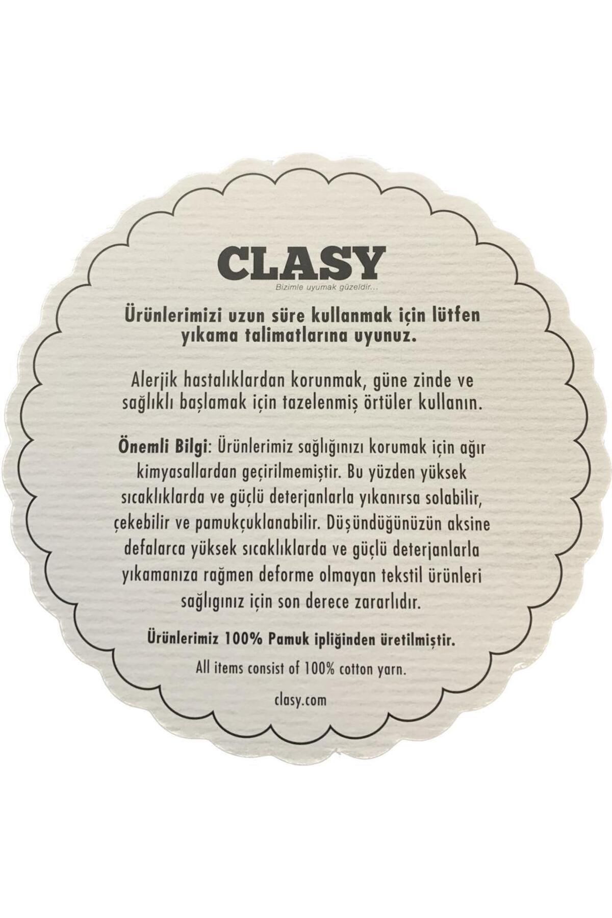 Clasy-Ranforce Unita V4 - Double, Double-Sided, White Plain Pattern Quilted 100% Cotton 4