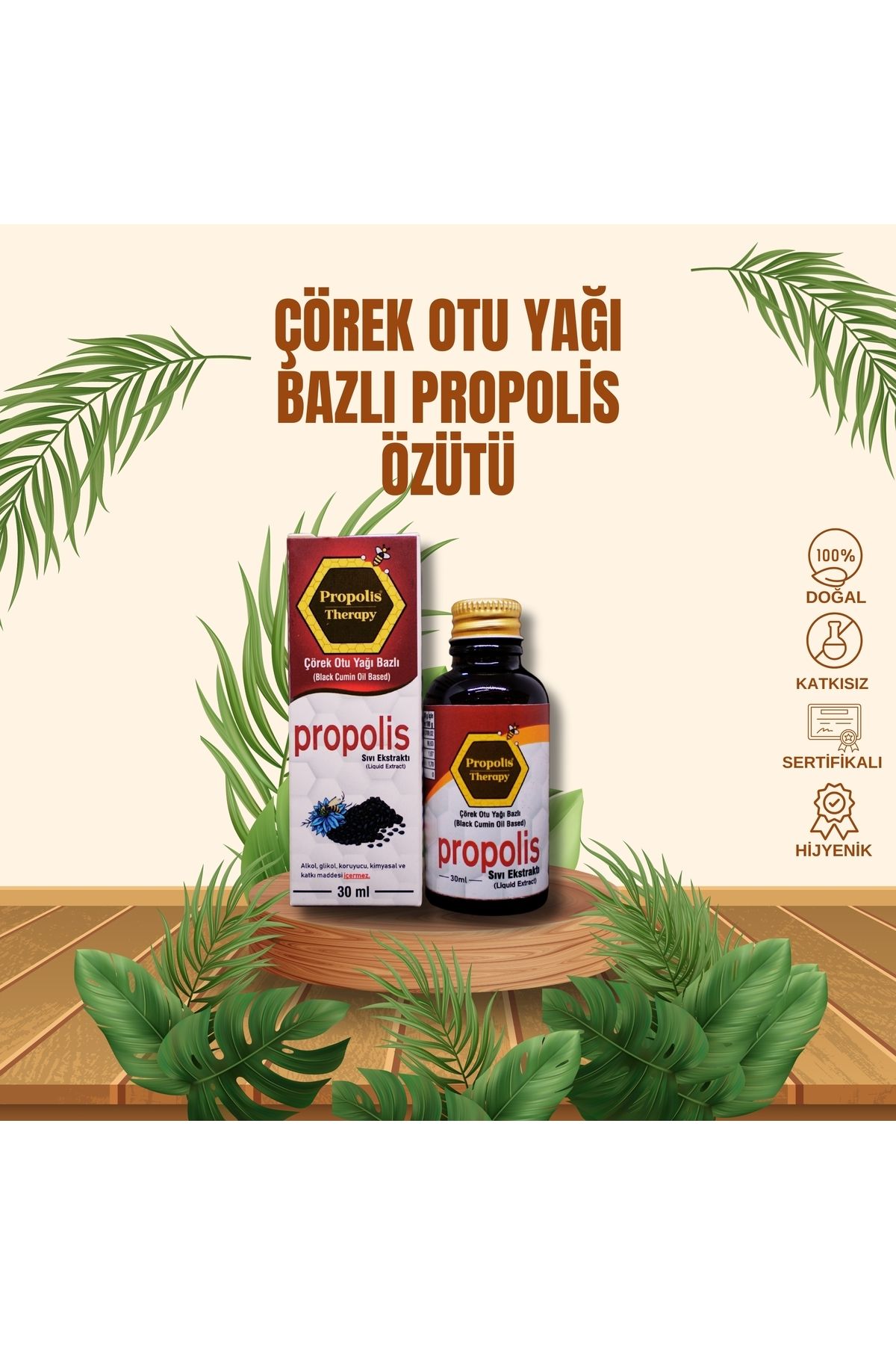 Propolis Therapy Çörek Otu Yağı Bazlı Propolis Ekstraktı 30ml