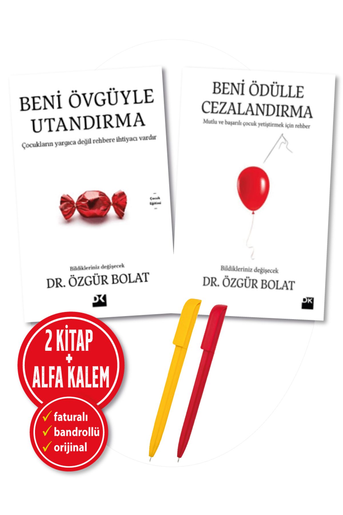 İnkılap Kitabevi Alfa Kalem+Özgür Bolat 2 Kitap(Beni Övgüyle Utandırma+Beni Ödülle Cezalandırma) İnkılap Kitap