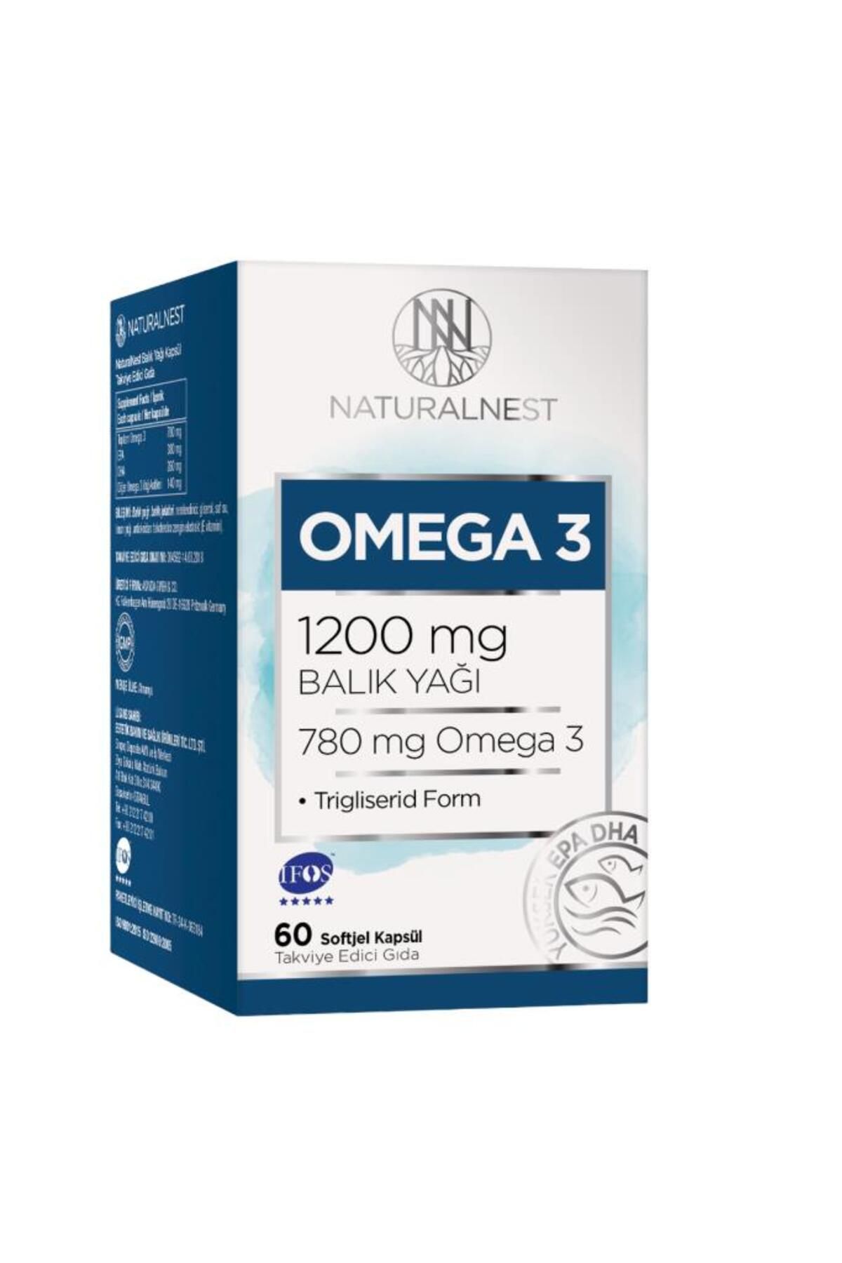 Naturalnest Omega3 Balık Yagı 60 Kapsul