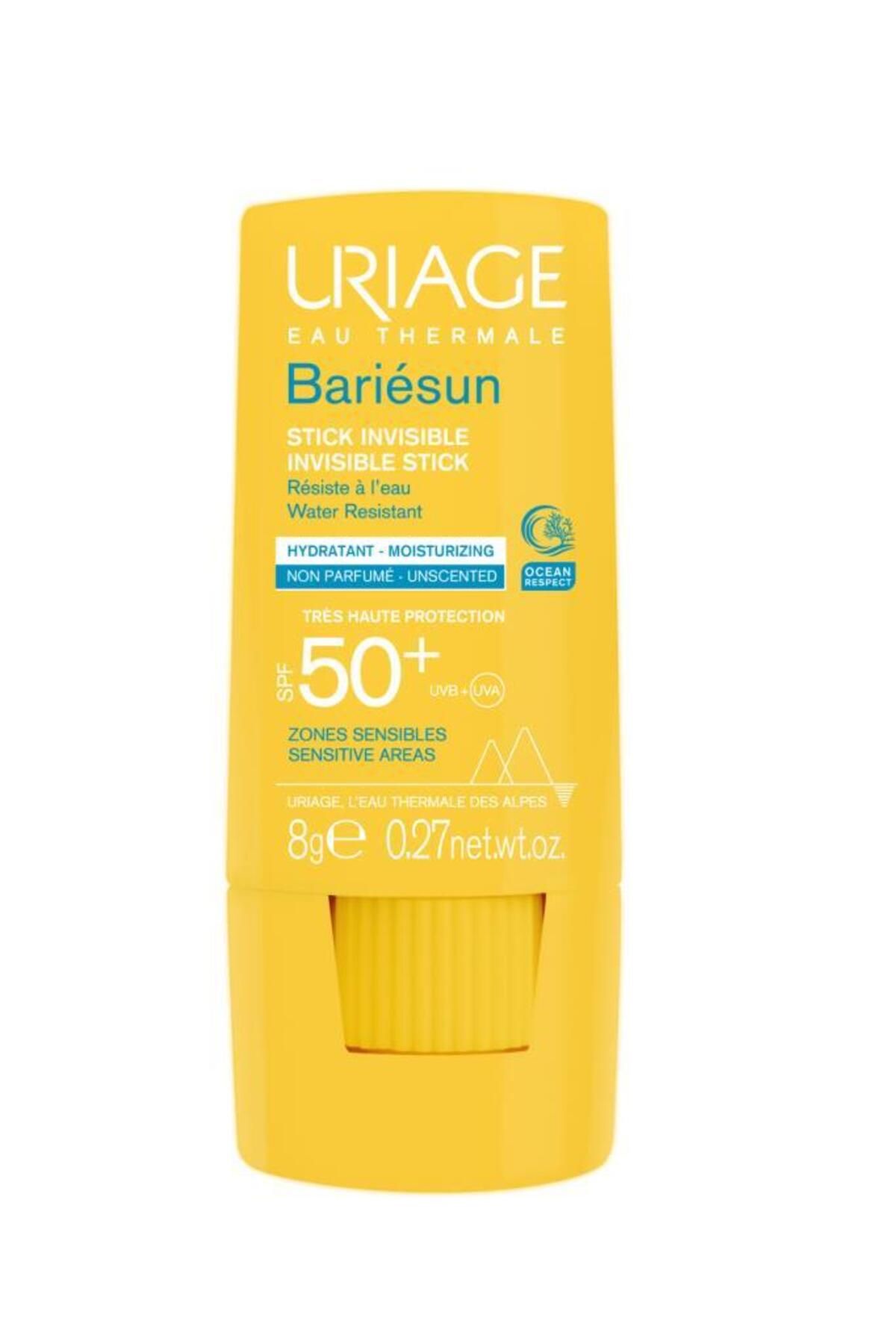 Uriage Bariesun Invisible Stick نواحی حساس بدون معطر Spf50 8 گرم