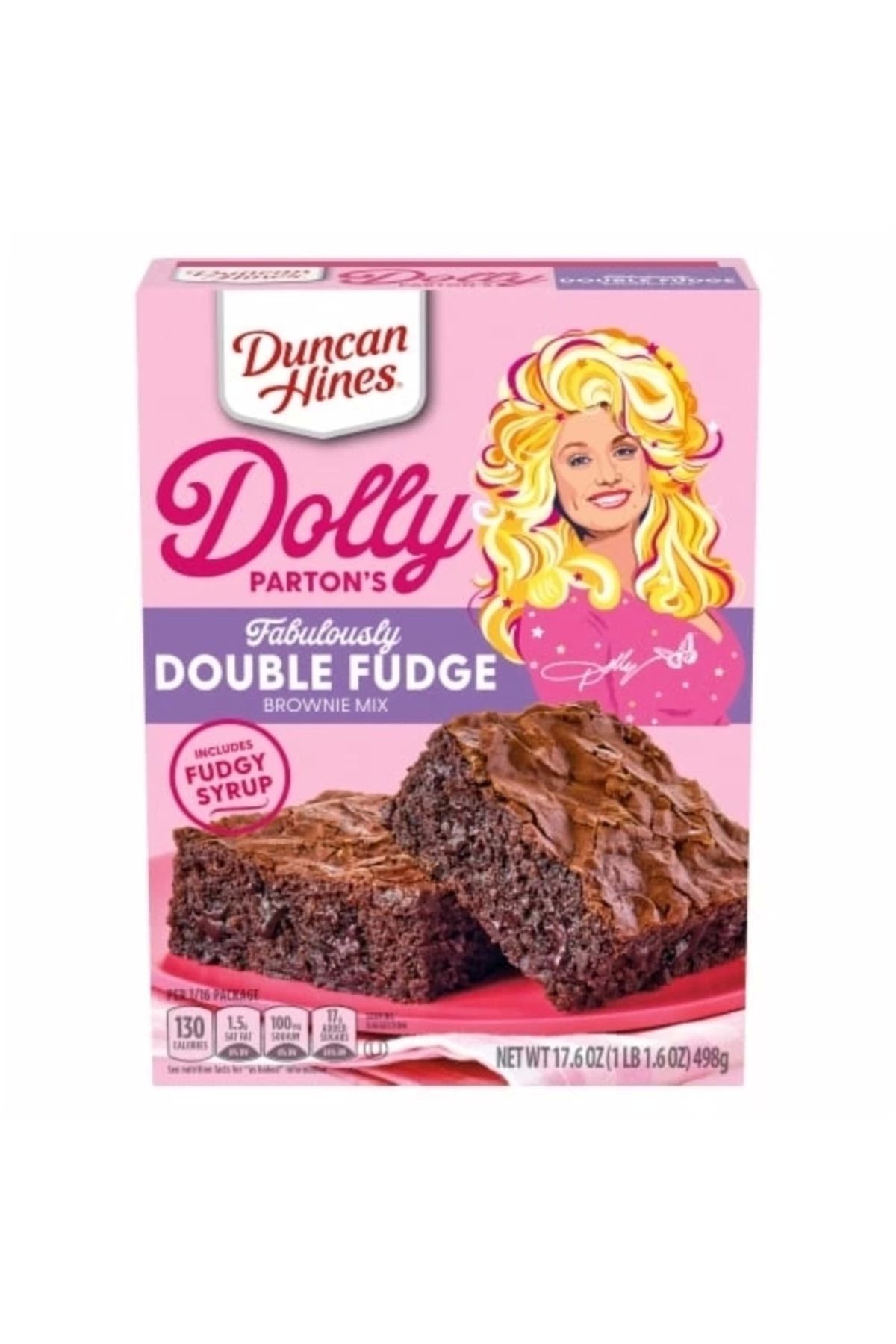 Duncan Hines Dolly Parton's Fabulously Double Fudge Brownıe Mıx 498 gr