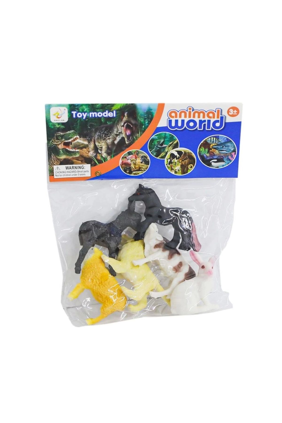 Basic Fun Çocuk HJ488-2 PVC Evcil Hayvanlar -Birliktoys