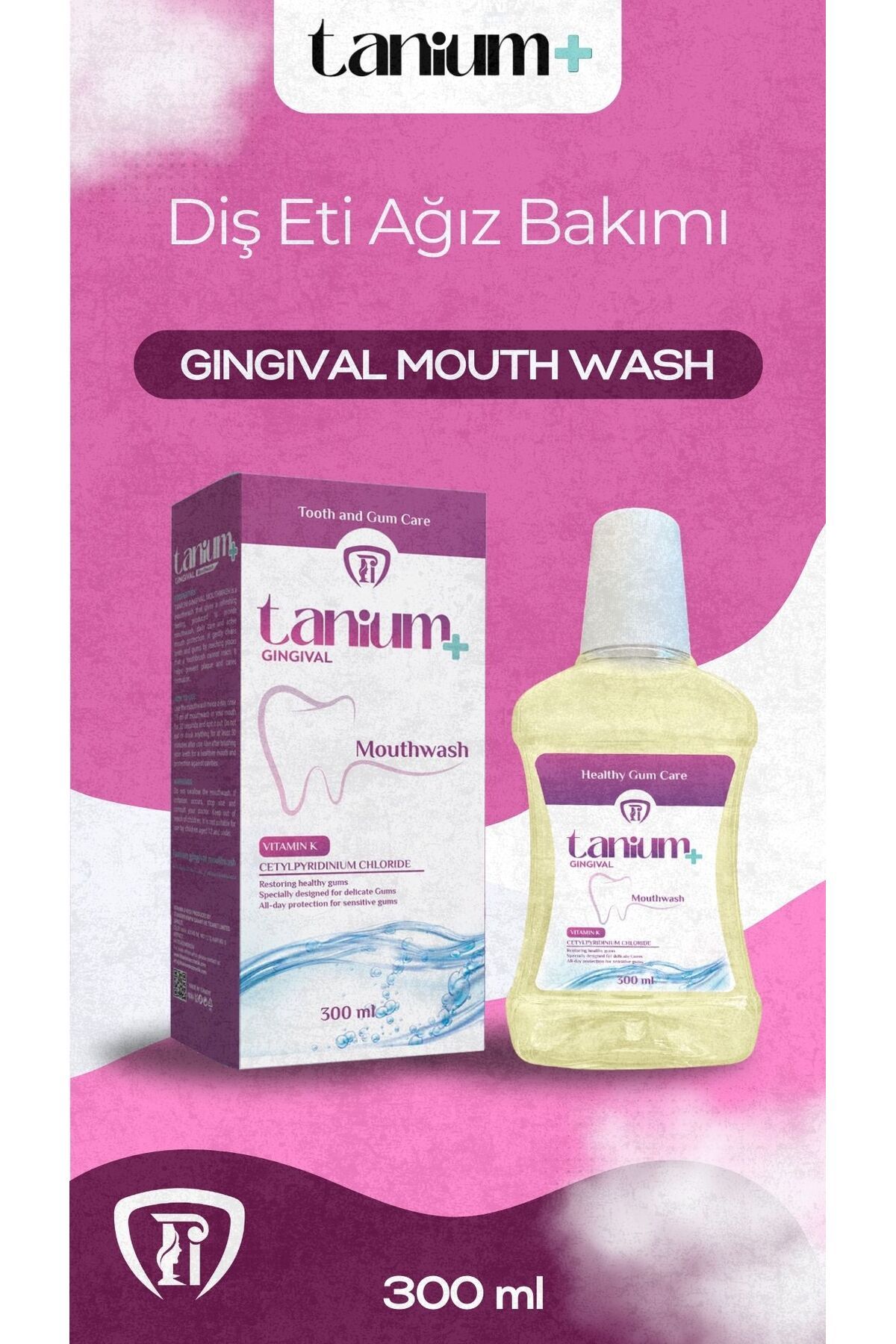 Tanium GINGIVAL MOUTH WASH - HASSAS DİŞ ETLERİ İÇİN AĞIZ BAKIM SUYU - 300 ML