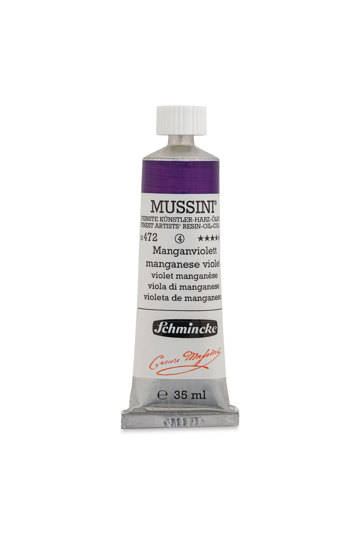 Schmincke : Mussini Artist Yağlı Boya : 35 ml : Manganese Violet