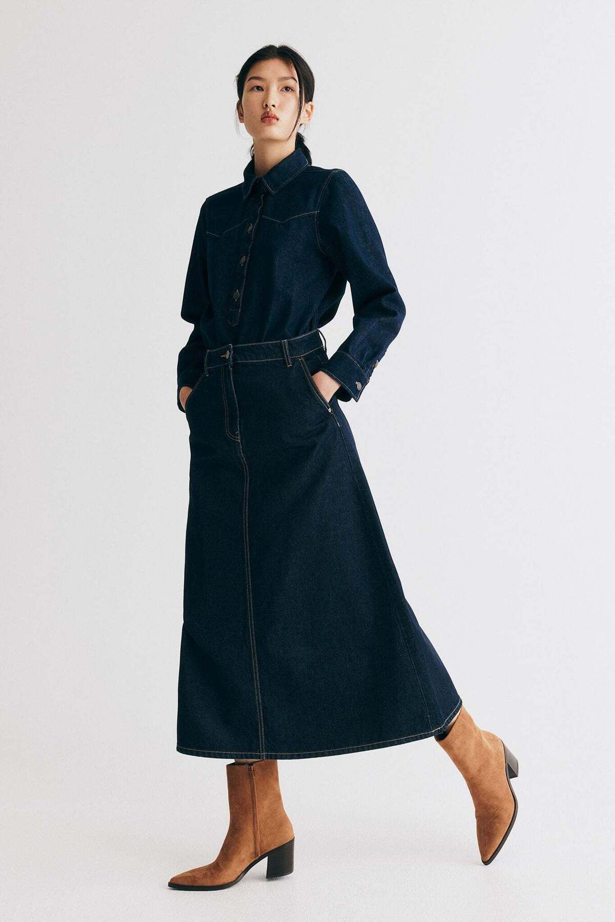 H&M-Pointed Ankle Boots 4