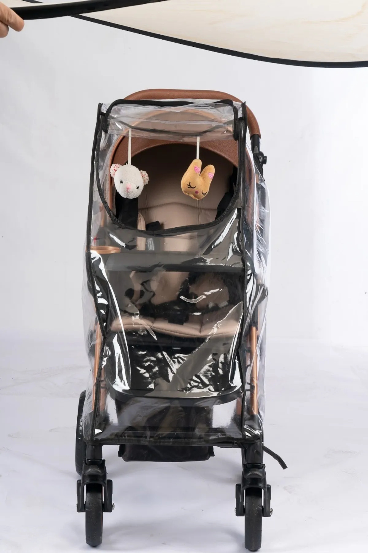 MorPort Ultra Lüx Fermuarlı Bebek Arabası Yağmurluğu [ Bütün Bebek Arabalarına Uyumludur ] fotoğrafı 3 (önizleme)