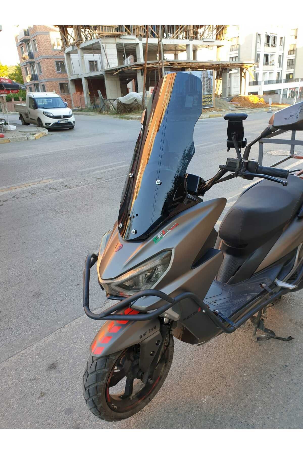 RKS Newlight 125 Siperlik Ön Cam 2021-2022 Model 65cm Siyah Renkli 4mm PRO MODELE UYMAZ