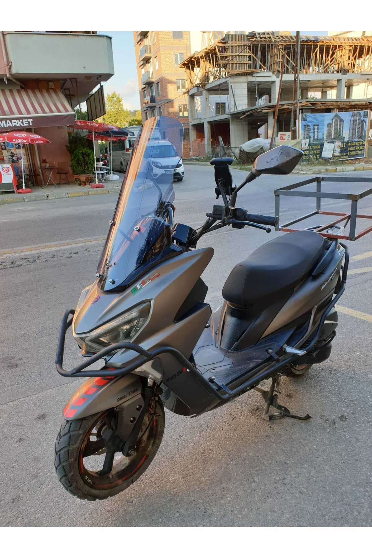 RKS Newlight 125 Siperlik Ön Cam 2021-2022 Model 65cm Füme Renkli 4mm PRO MODELE UYMAZ