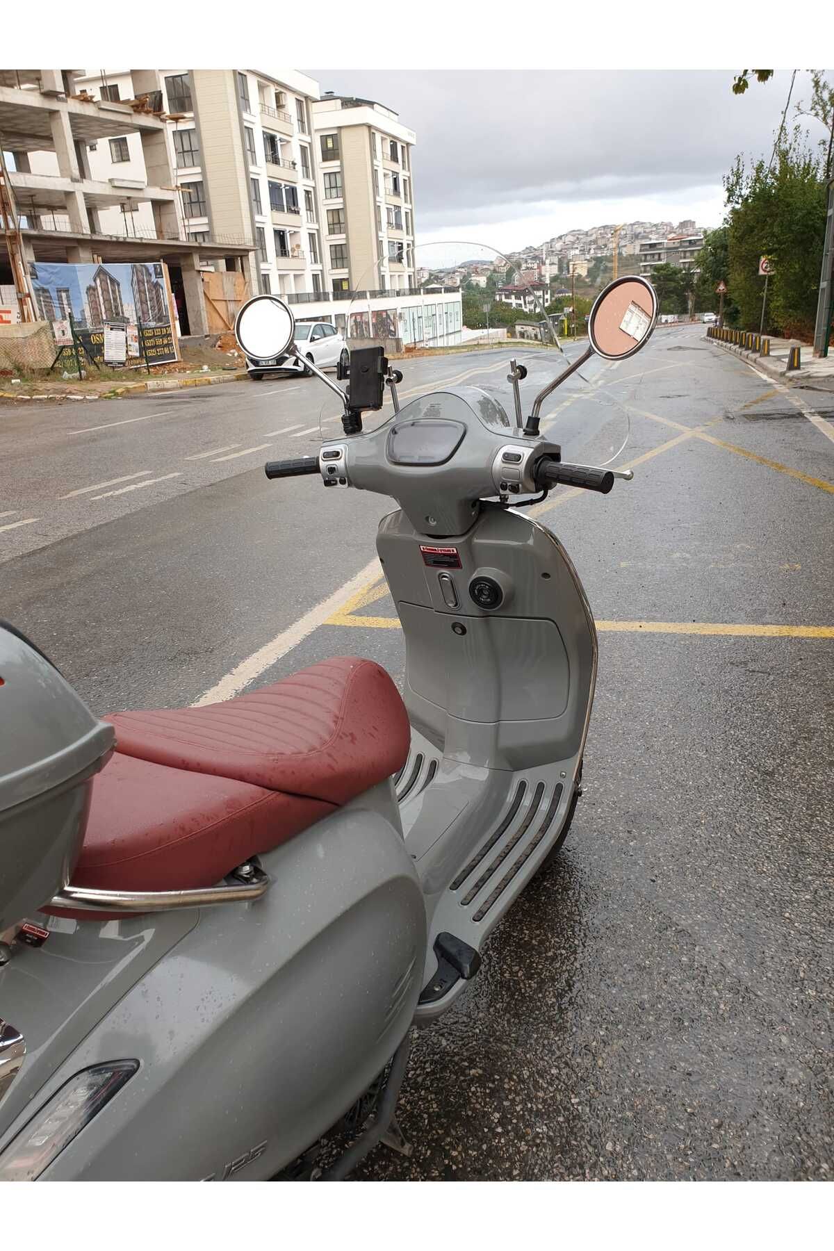 RKS Pride 125 Siperlik Ön Cam 2023-2025 Model 39cm Şeffaf Renkli 4mm APARAT GÖNDERİLMEYECEK