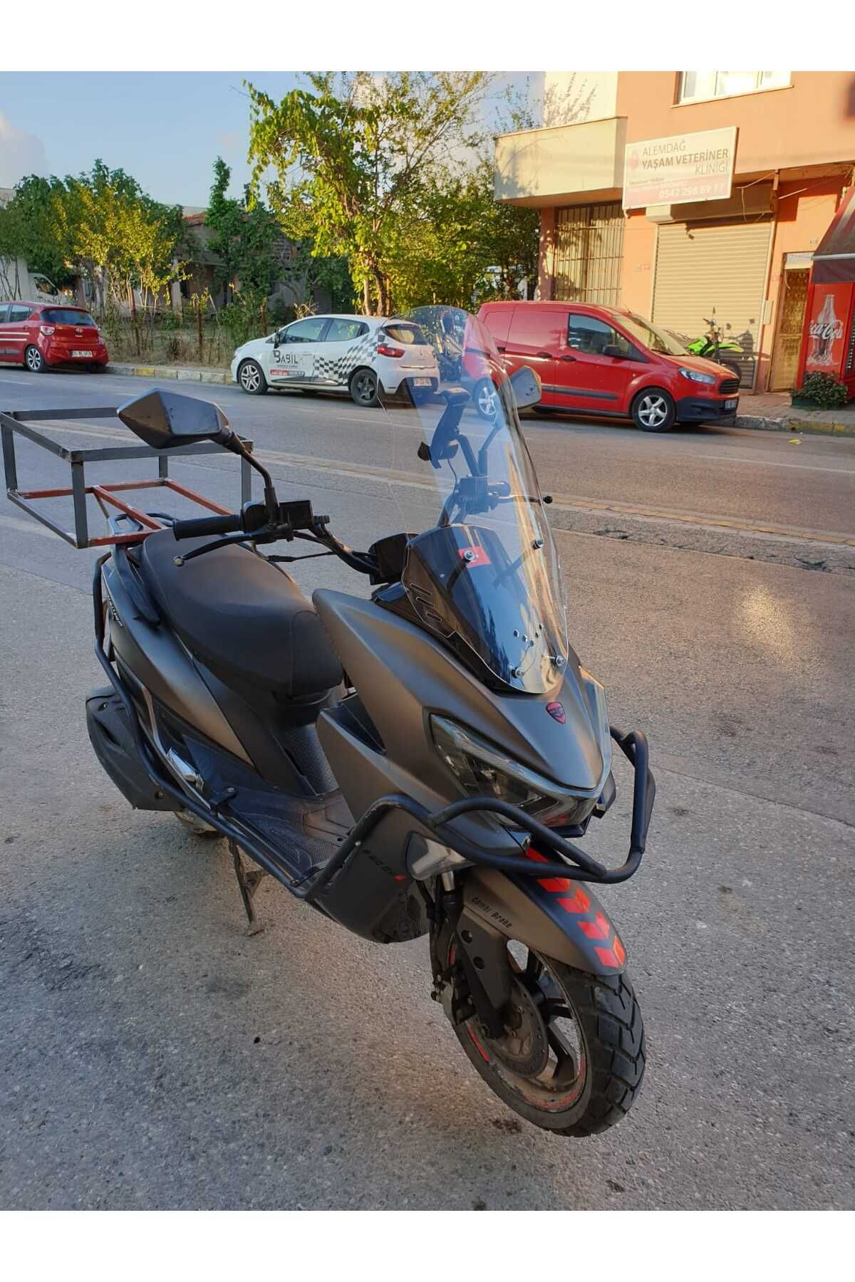 RKS Newlight 125 Siperlik Ön Cam 2021-2022 Model 65cm Şeffaf Renkli 4mm PRO MODELE UYMAZ