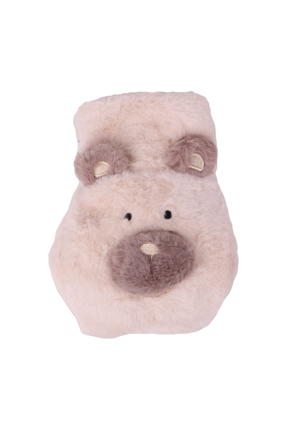 İşnar Peluş Çocuk Eldiven 4-6 Yaş Yavru Köpek Patisi Bej Renk Parmaksız Model 0041 fotoğrafı 2 (önizleme)