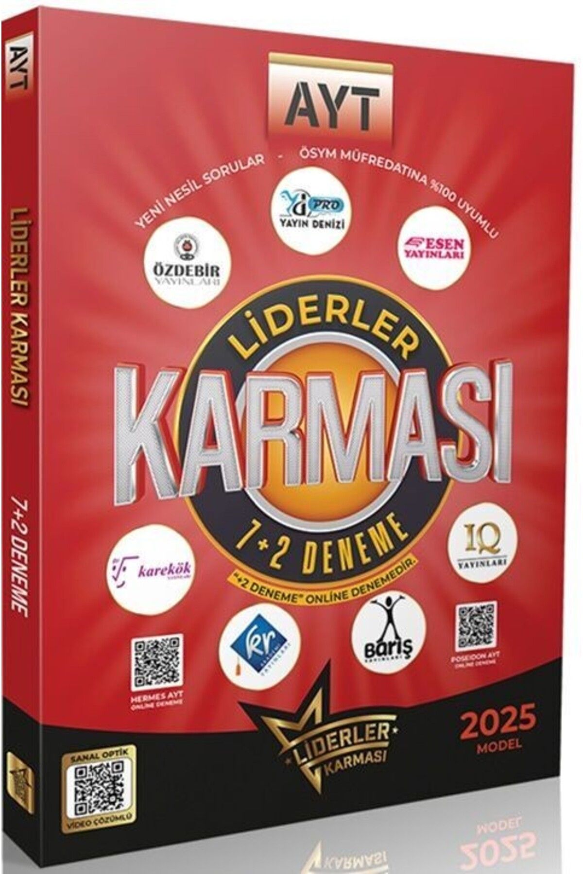Kida Kitap 2025 Model AYT 7+2 Deneme Seti Liderler Karması