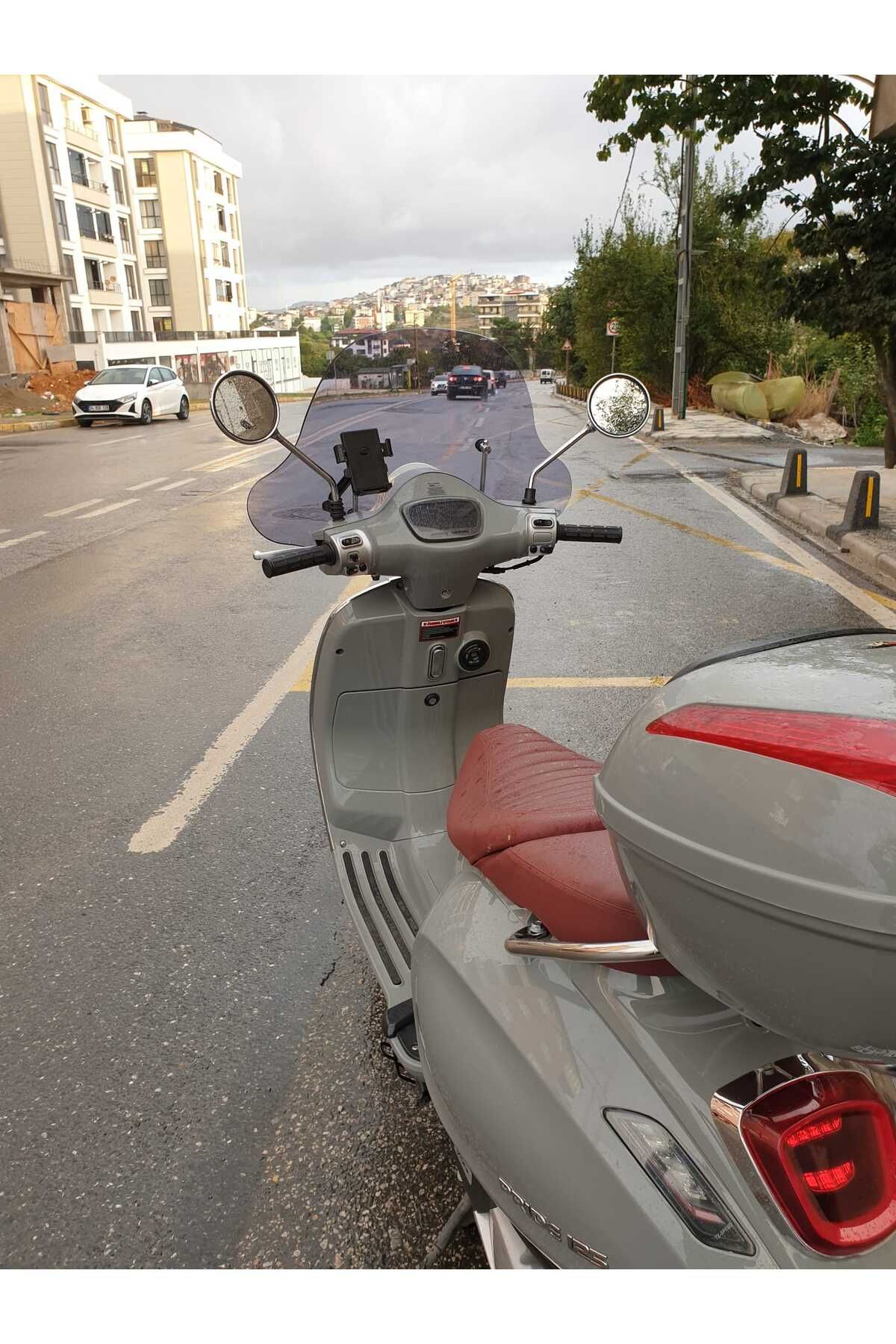 RKS Pride 125 Siperlik Ön Cam 2023-2025 Model 39cm Füme Renkli 4mm APARAT GÖNDERİLMEYECEK