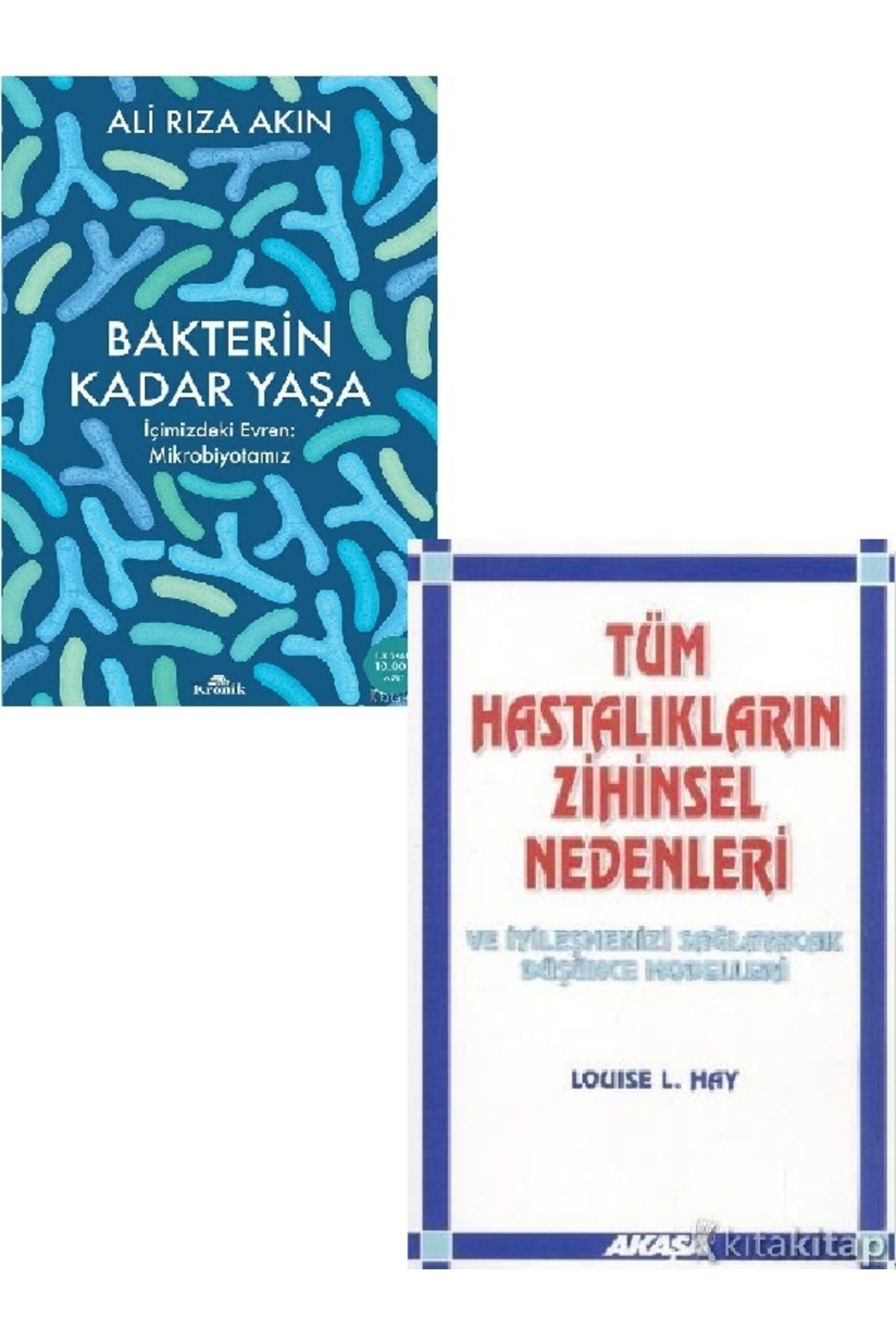 Destek Yayınları Bakterin Kadar Yaşa - Tüm Hastalıkların Zihinsel Nedenleri-Ali Rıza Akın 2 KİTAP (ÜCRETSİZ KARGO)