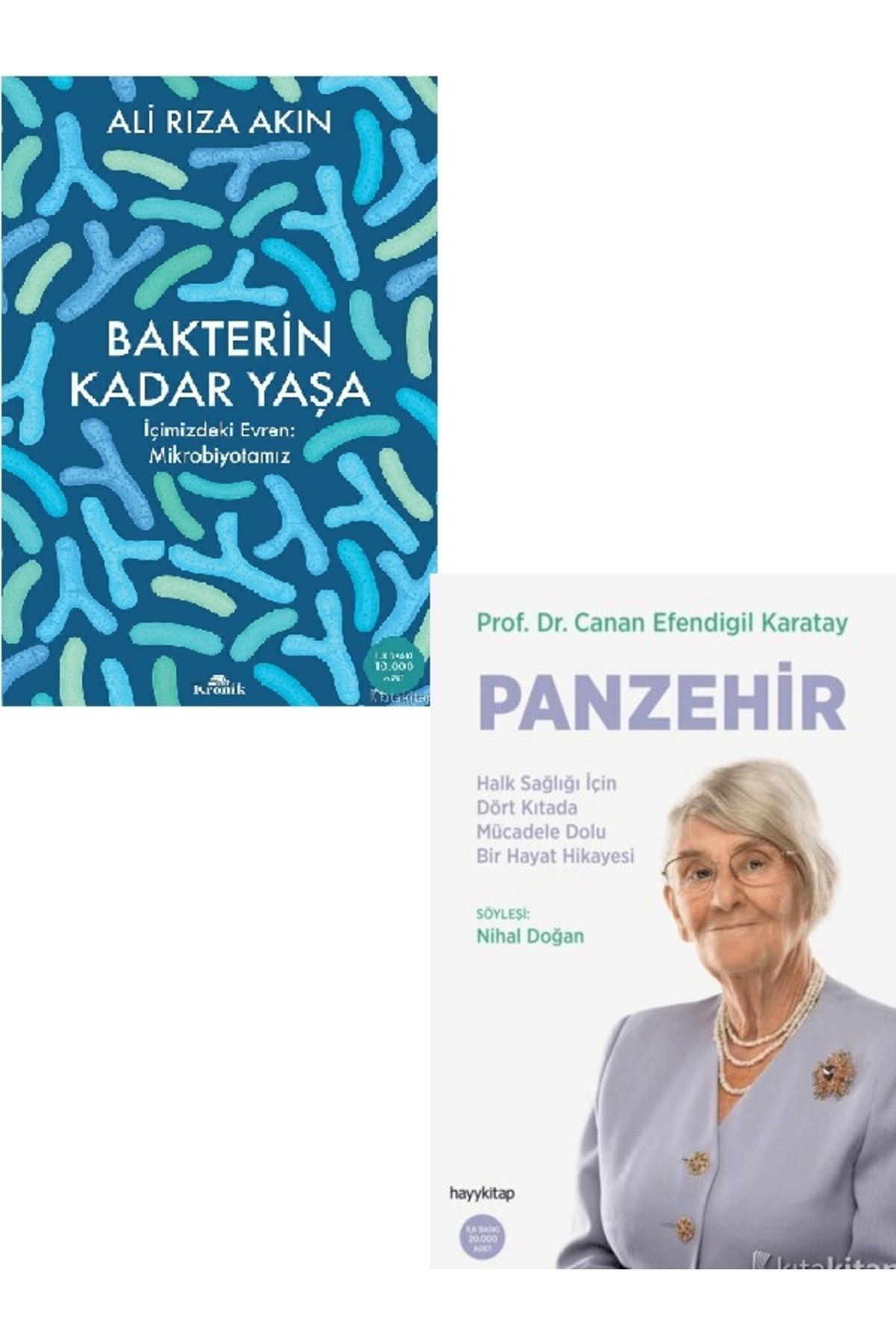 Kronik Kitap Bakterin Kadar Yaşa - Panzehir - Canan Karatay - Ali Rıza Akın 2 KİTAP ( ÜCRETSİZ KARGO )