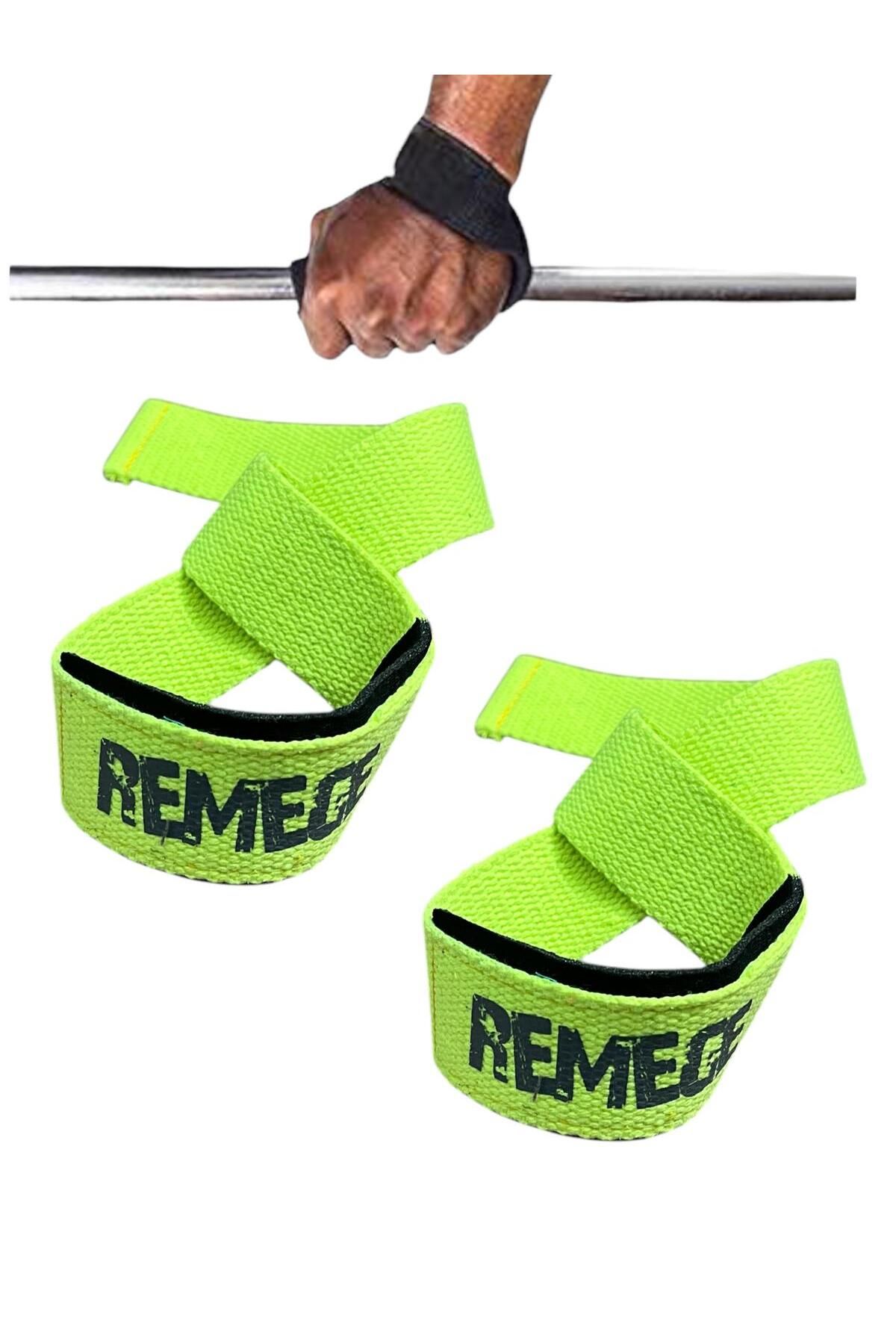 REMEGE Deadlift Ağırlık Kaldırma Kayışı Halter Strap Fitness Crossfit Ağırlık Kaldırma Kayışı / Wrist Strap