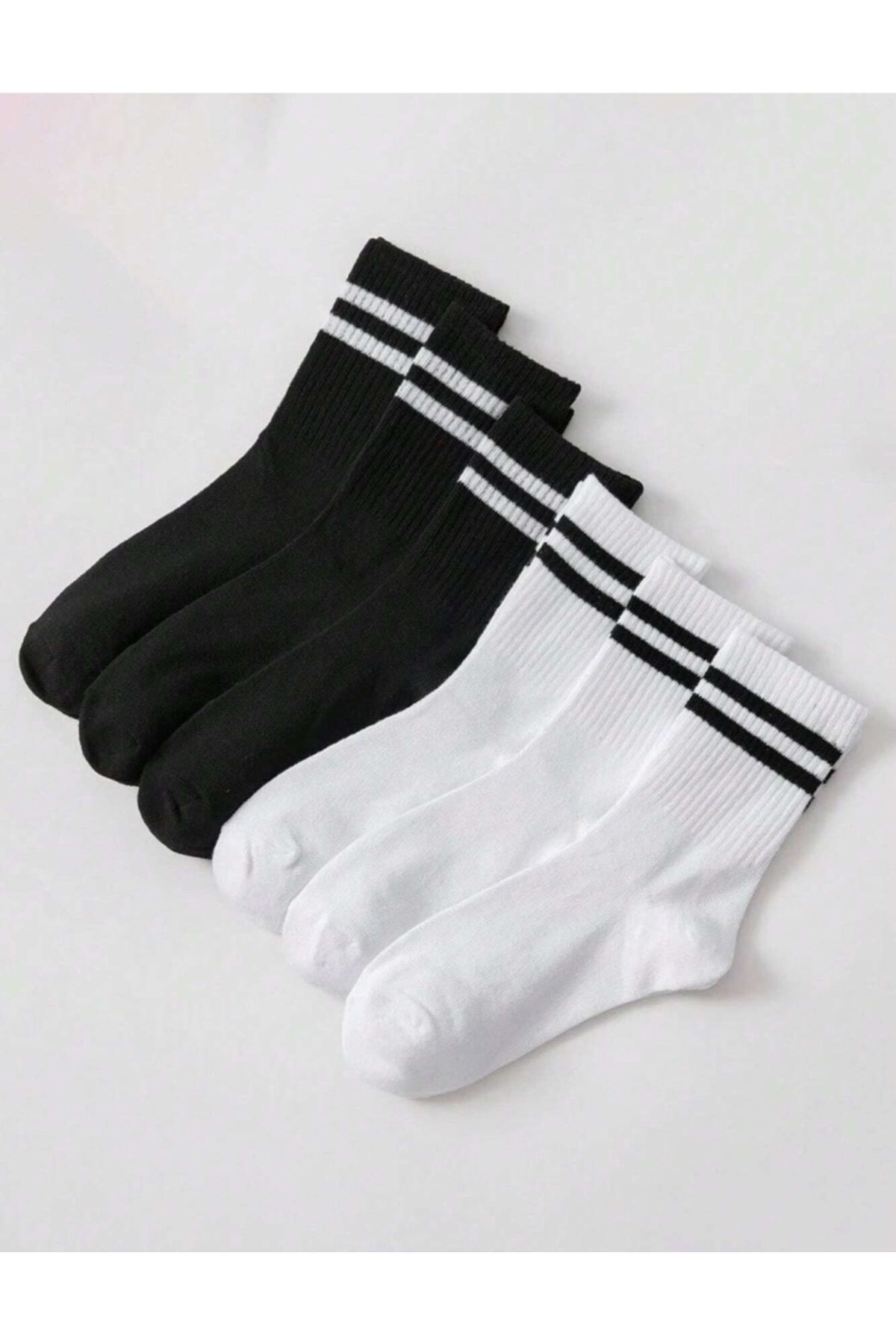 peru moda 6 Çift Yarım Konç Unisex Kolej Çorap-Spor Ayakkabı Çorabı