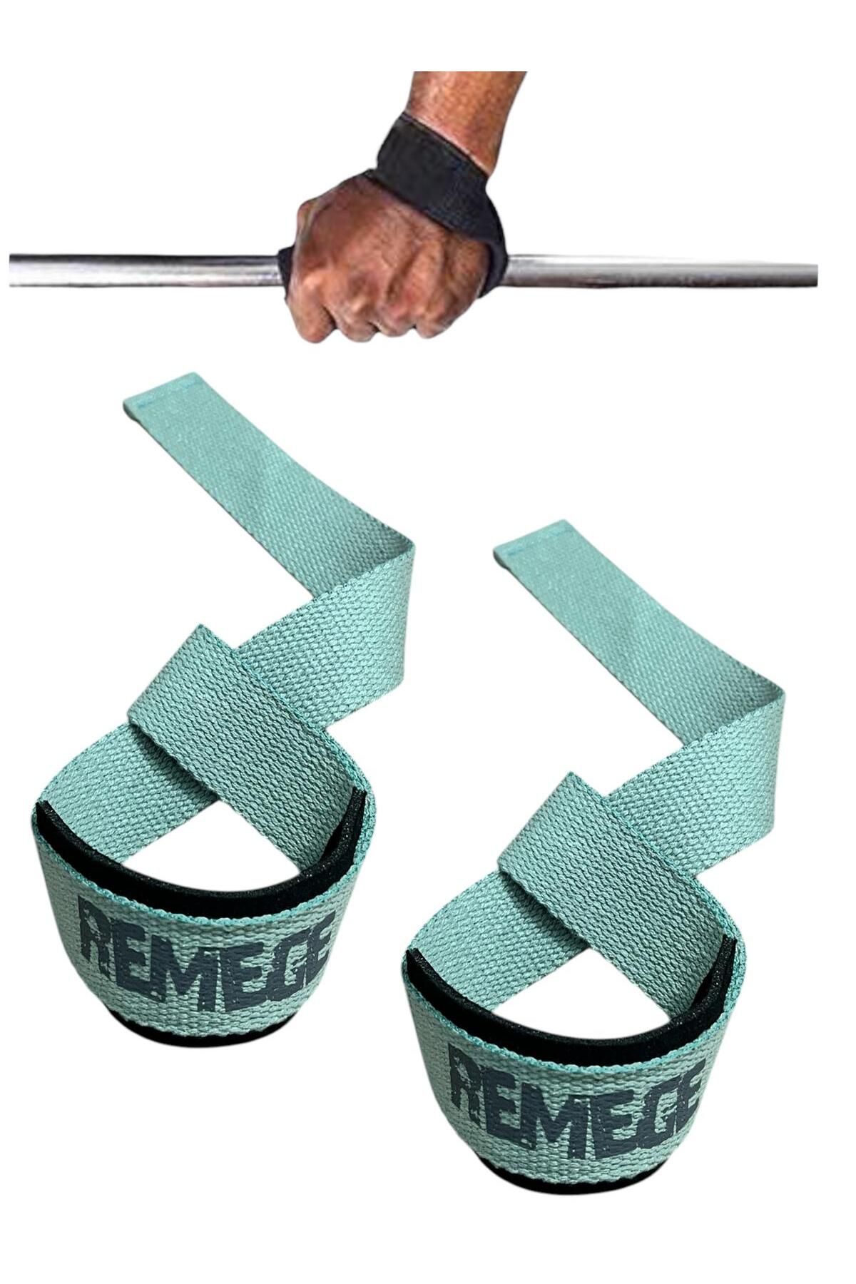 REMEGE Deadlift Ağırlık Kaldırma Kayışı Halter Strap Fitness Crossfit Ağırlık Kaldırma Kayışı / Wrist Strap