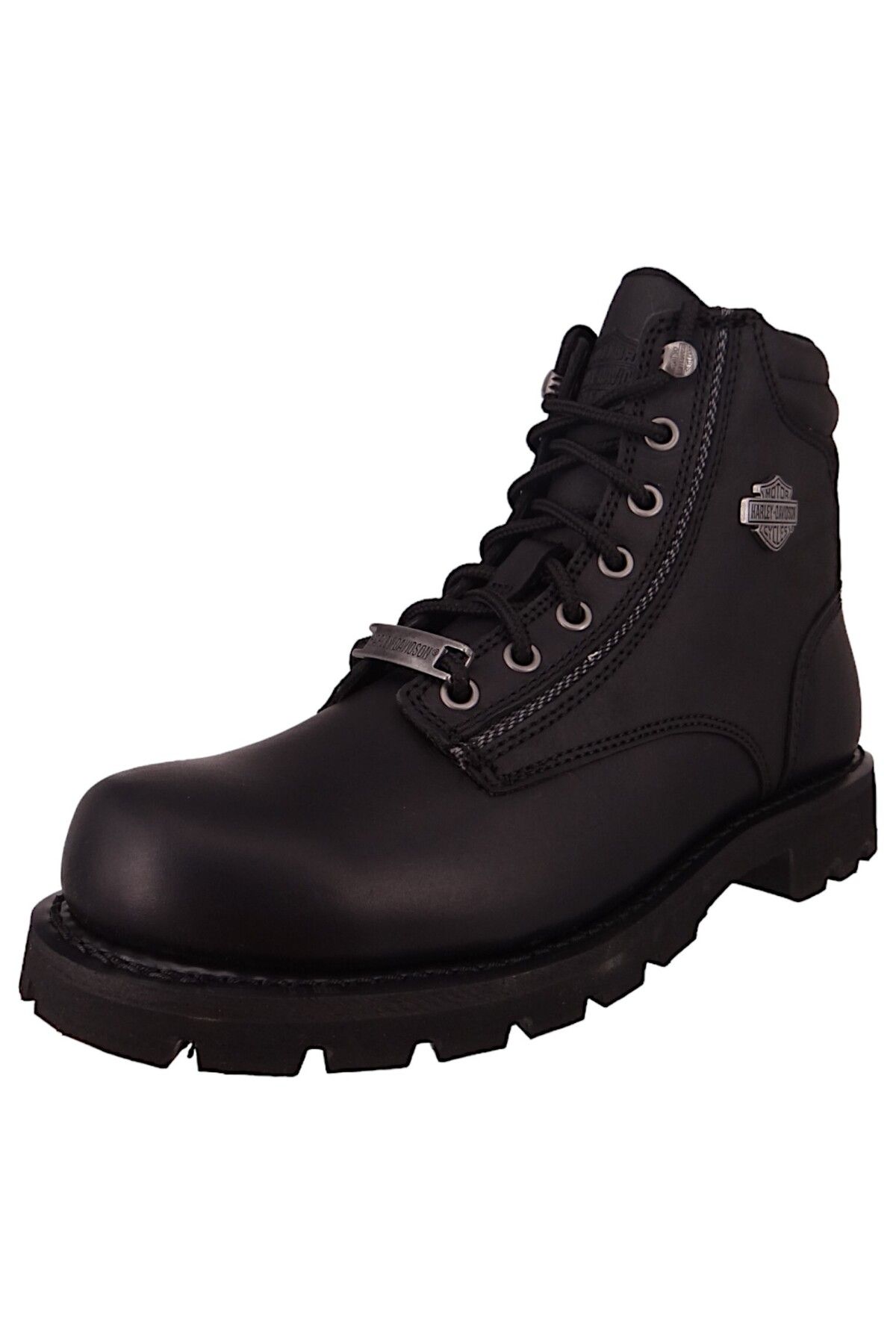 Harley Davidson-Herren Bikerboots Stiefelette Clarkson D93862 Schwarz Black Leder/Synthetik 2