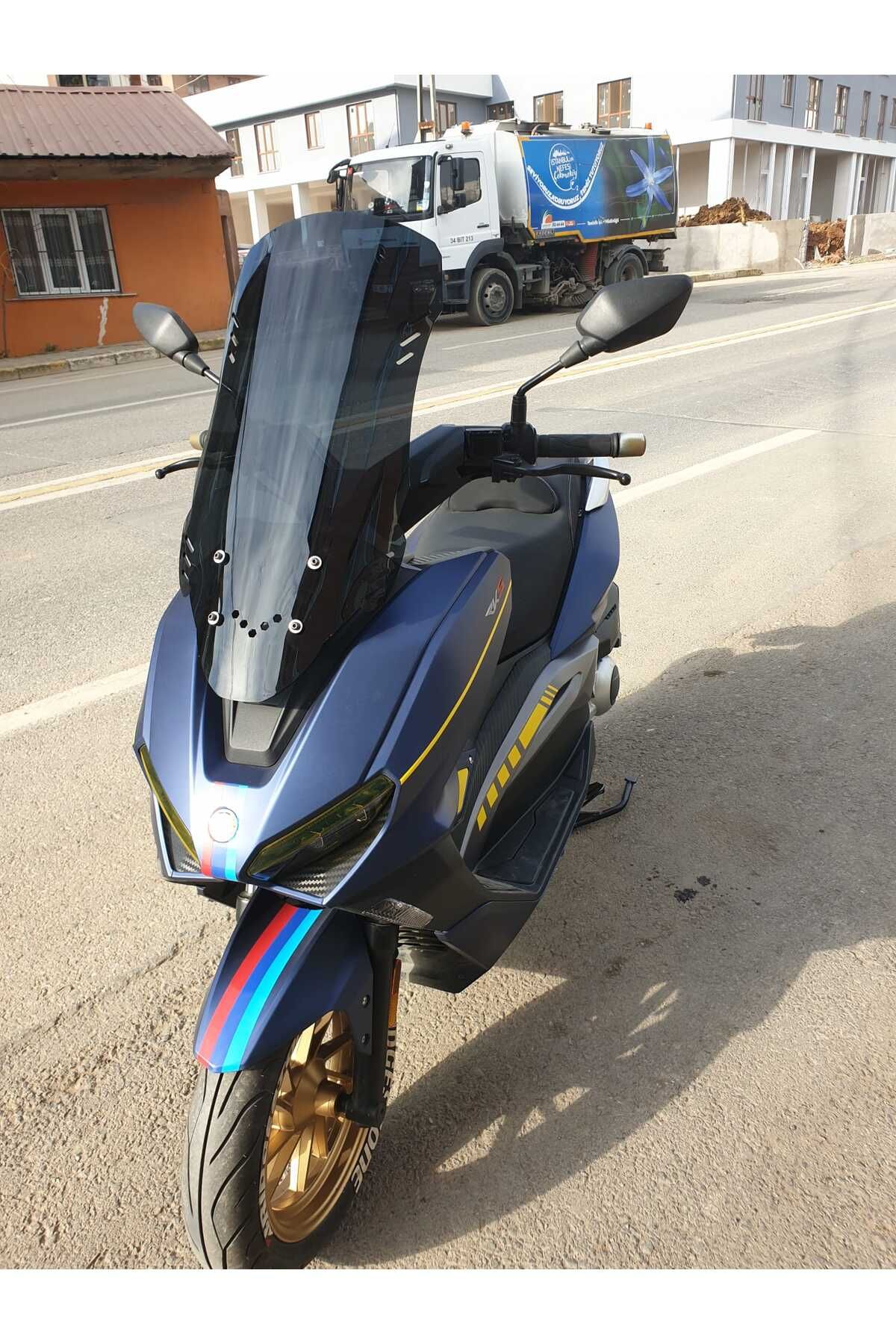 RKS Vieste 249 Siperlik Ön Cam 2022-2025 Model 75cm Siyah Renkli 4mm UZUN CAM