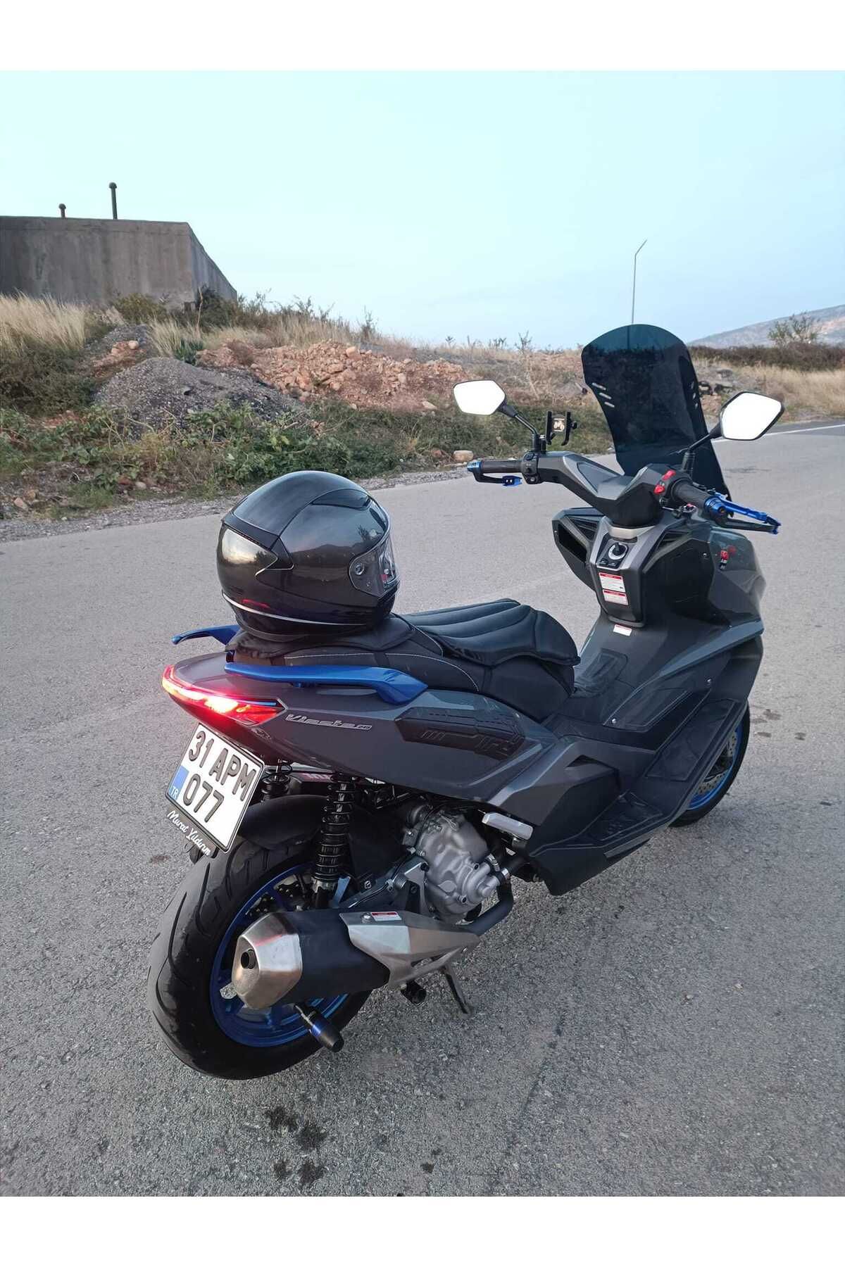 RKS Vieste 249 Siperlik Ön Cam 2022-2025 Model 75cm Siyah Renkli 4mm UZUN CAM