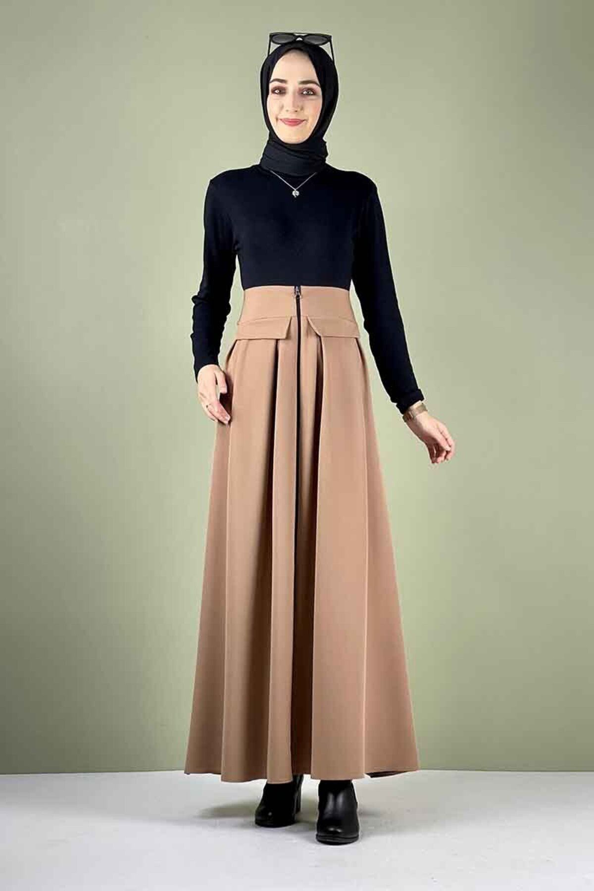 EPSWorld Moda Çizgi Etek