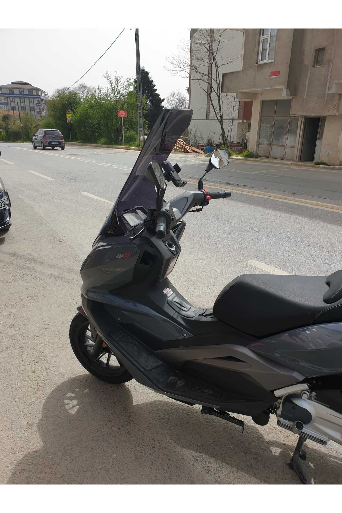 RKS Vieste 249 Siperlik Ön Cam 2022-2025 Model 78cm Siyah Renkli 4mm UZUN CAM