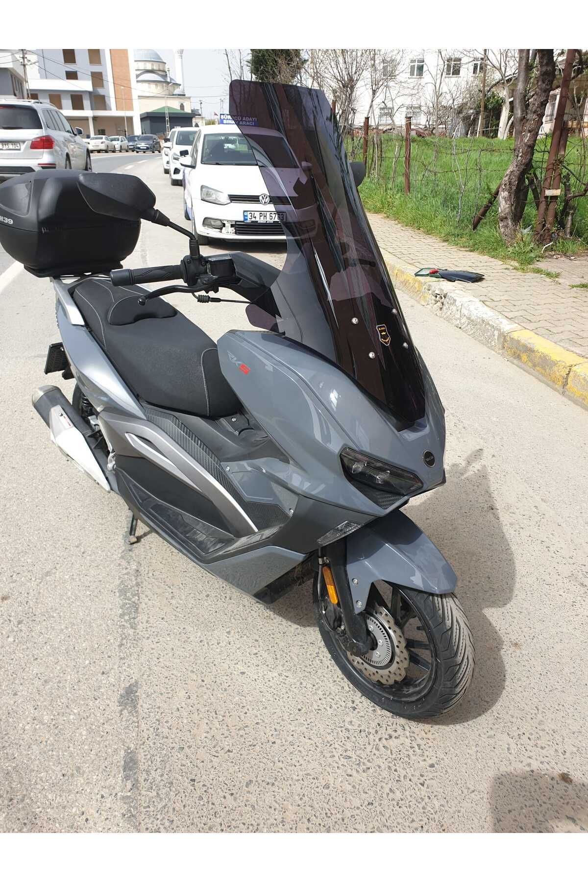 RKS Vieste 249 Siperlik Ön Cam 2022-2025 Model 78cm Siyah Renkli 4mm UZUN CAM