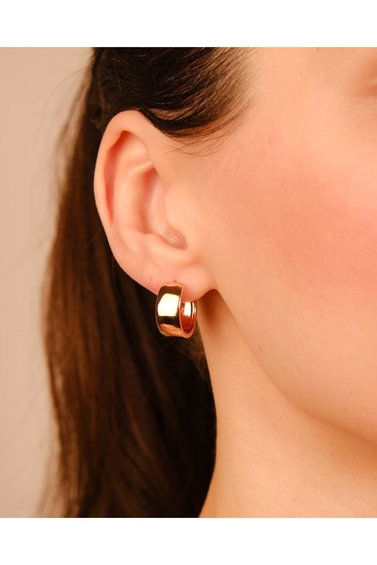 Lekka Design-Women's Jewelry Non-Tarnish Steel Luxury Oval Shiny Earrings 6