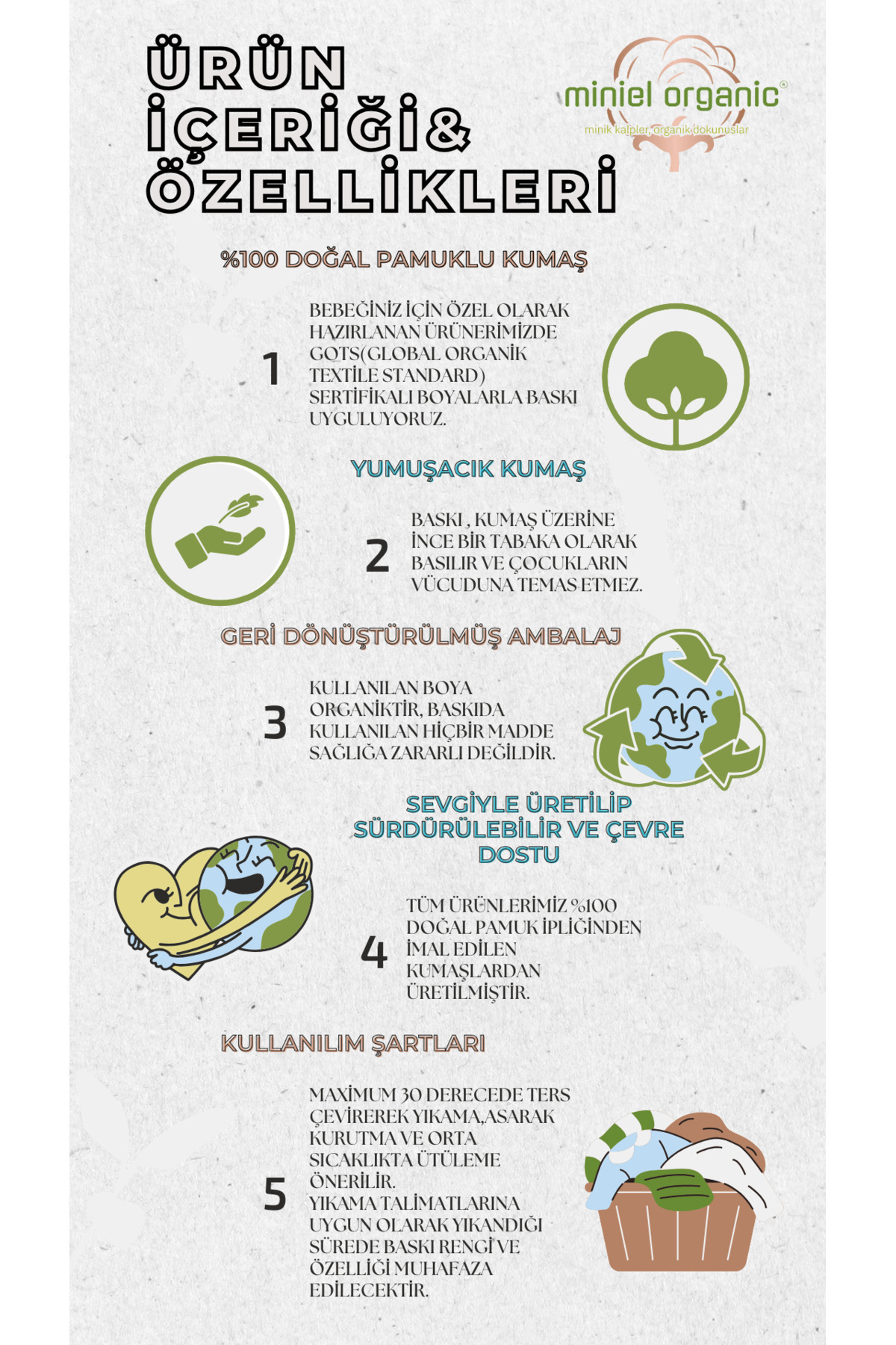 Miniel Kız Bebek Yenidoğan Penye Organik Pamuklu Bebek Eldiveni 3lü Set - Pembe fotoğrafı 5 (önizleme)